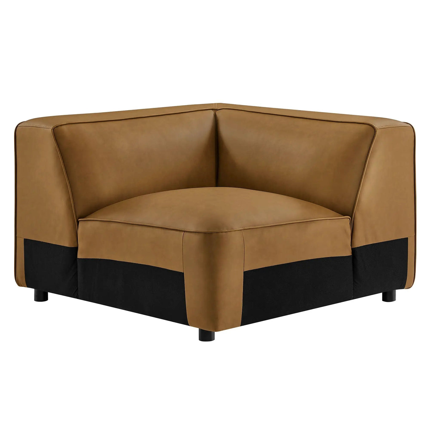Auren Upholstered Vegan Leather Modular Corner Chair by Modway by HouseOfZazla