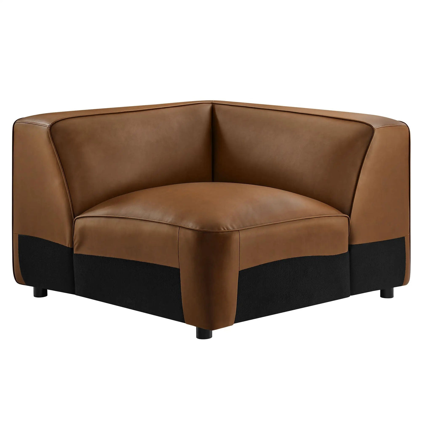 Auren Upholstered Vegan Leather Modular Corner Chair by Modway by HouseOfZazla