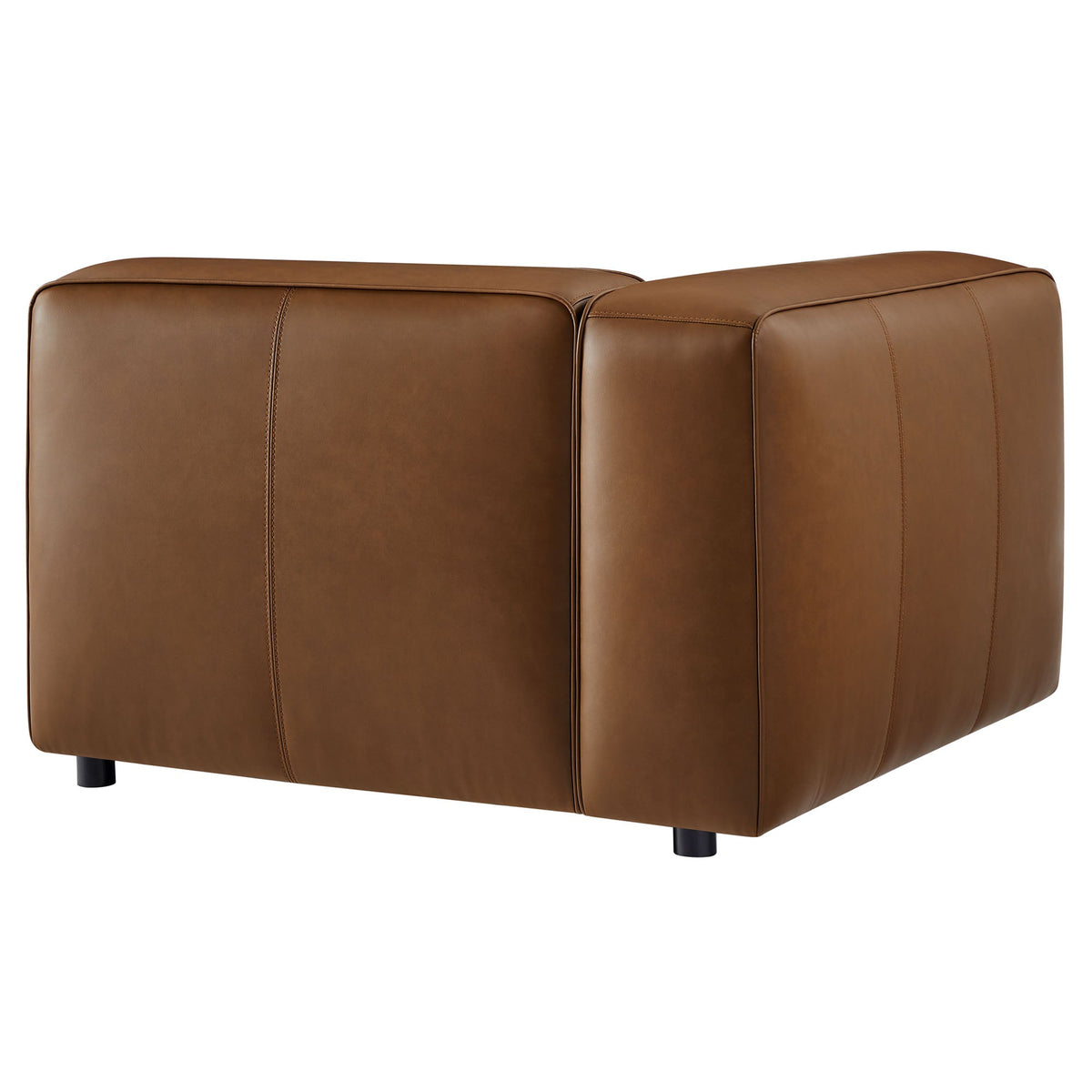 Auren Upholstered Vegan Leather Modular Left Armchair by Modway, photo 15 of 20