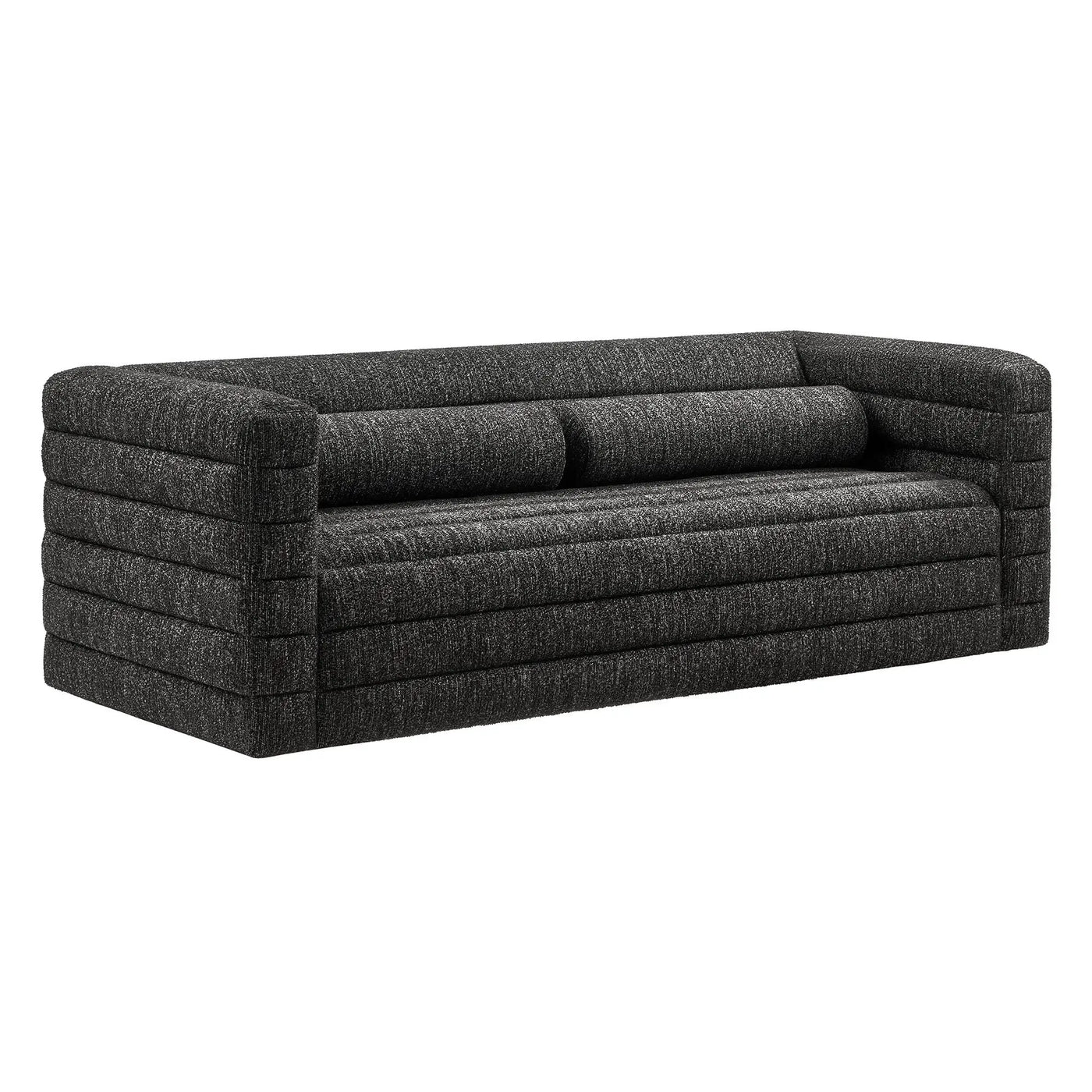 Relle Channel Tufted Boucle Upholstered Sofa by Modway by HouseOfZazla