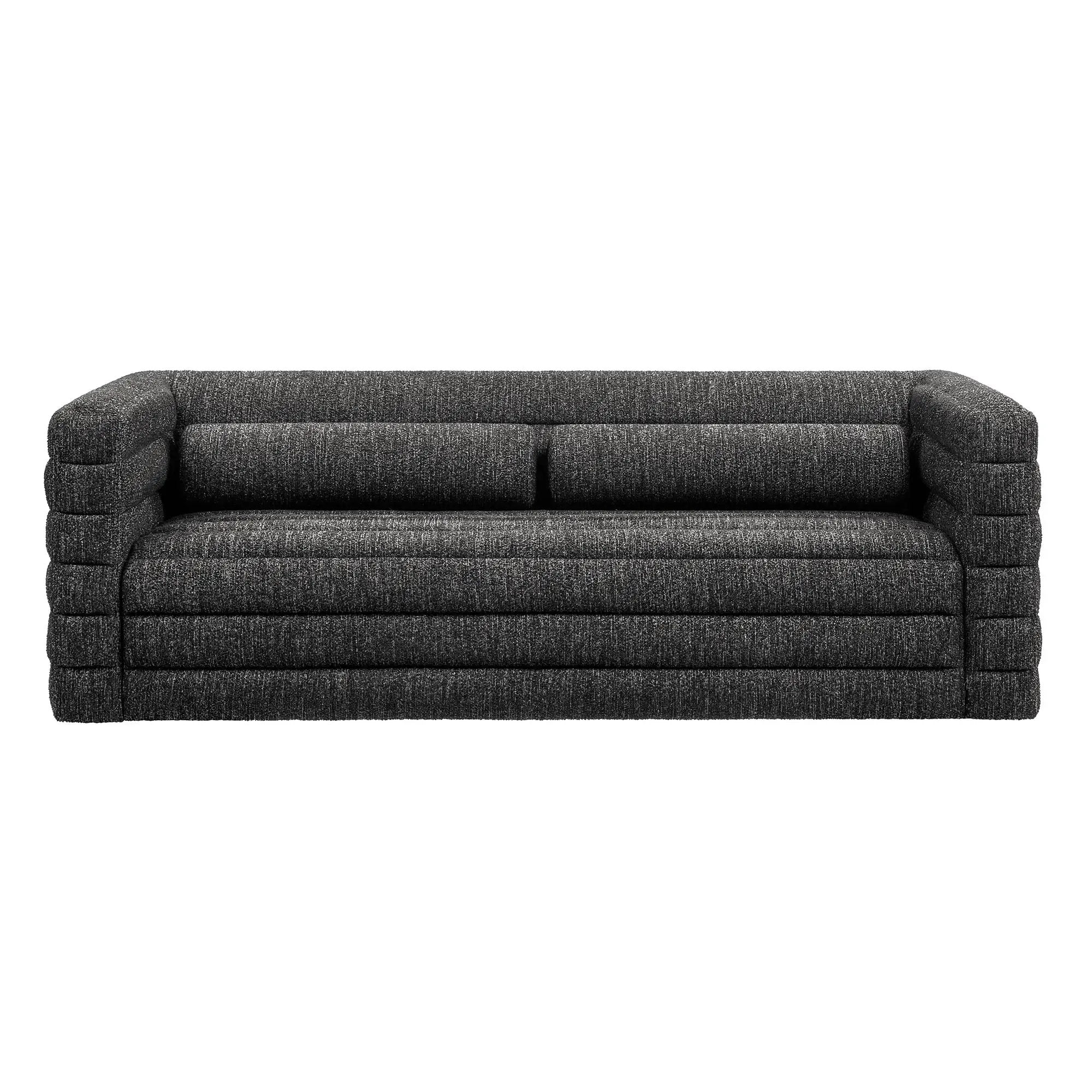 Relle Channel Tufted Boucle Upholstered Sofa by Modway by HouseOfZazla