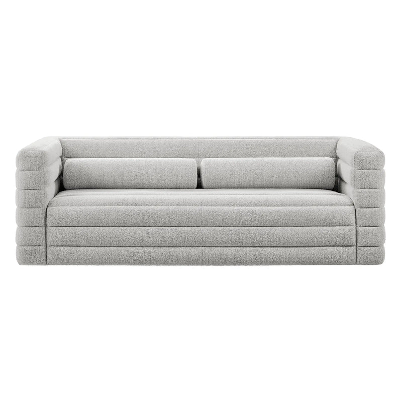 Relle Channel Tufted Boucle Upholstered Sofa by Modway by HouseOfZazla