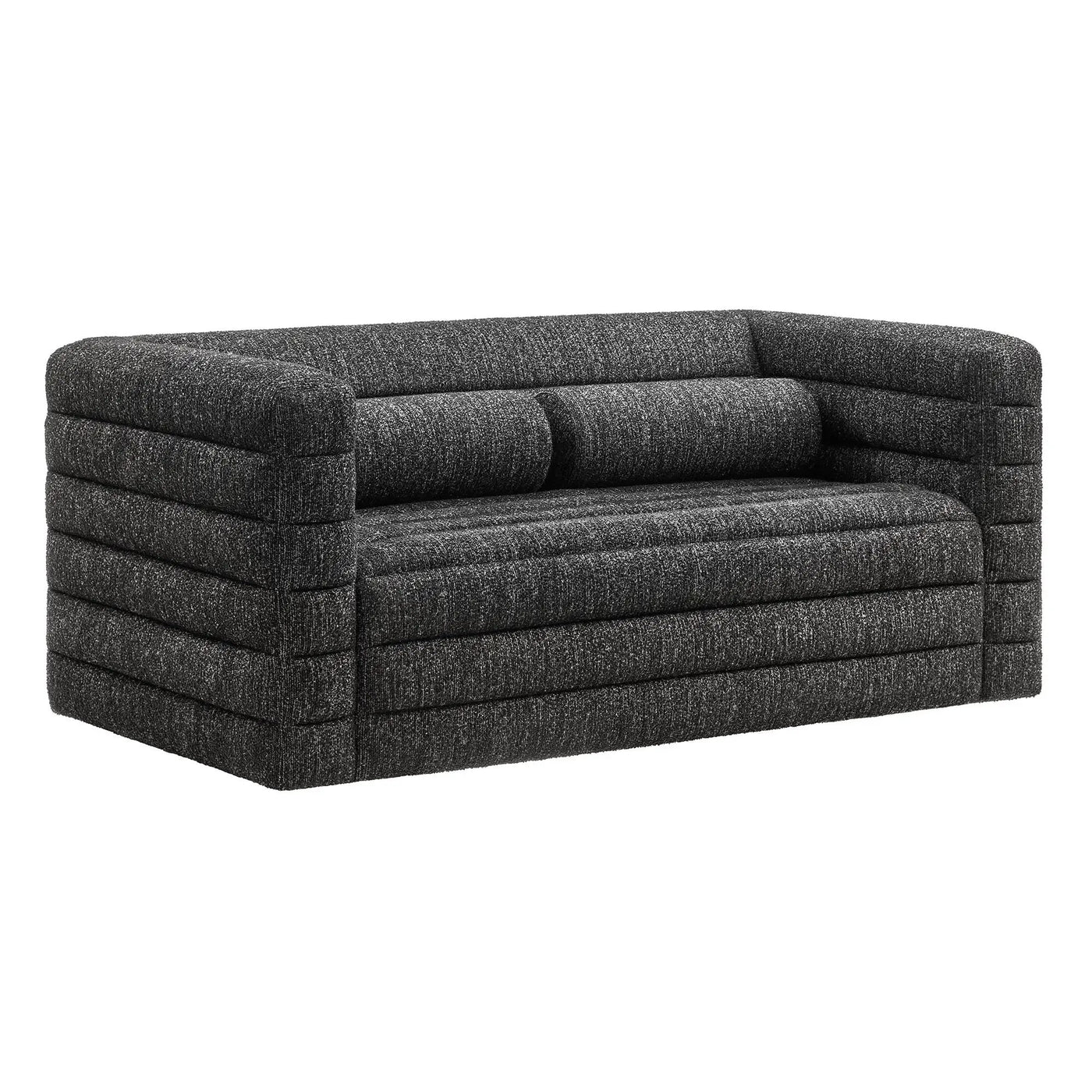 Relle Channel Tufted Boucle Upholstered Loveseat by Modway by HouseOfZazla