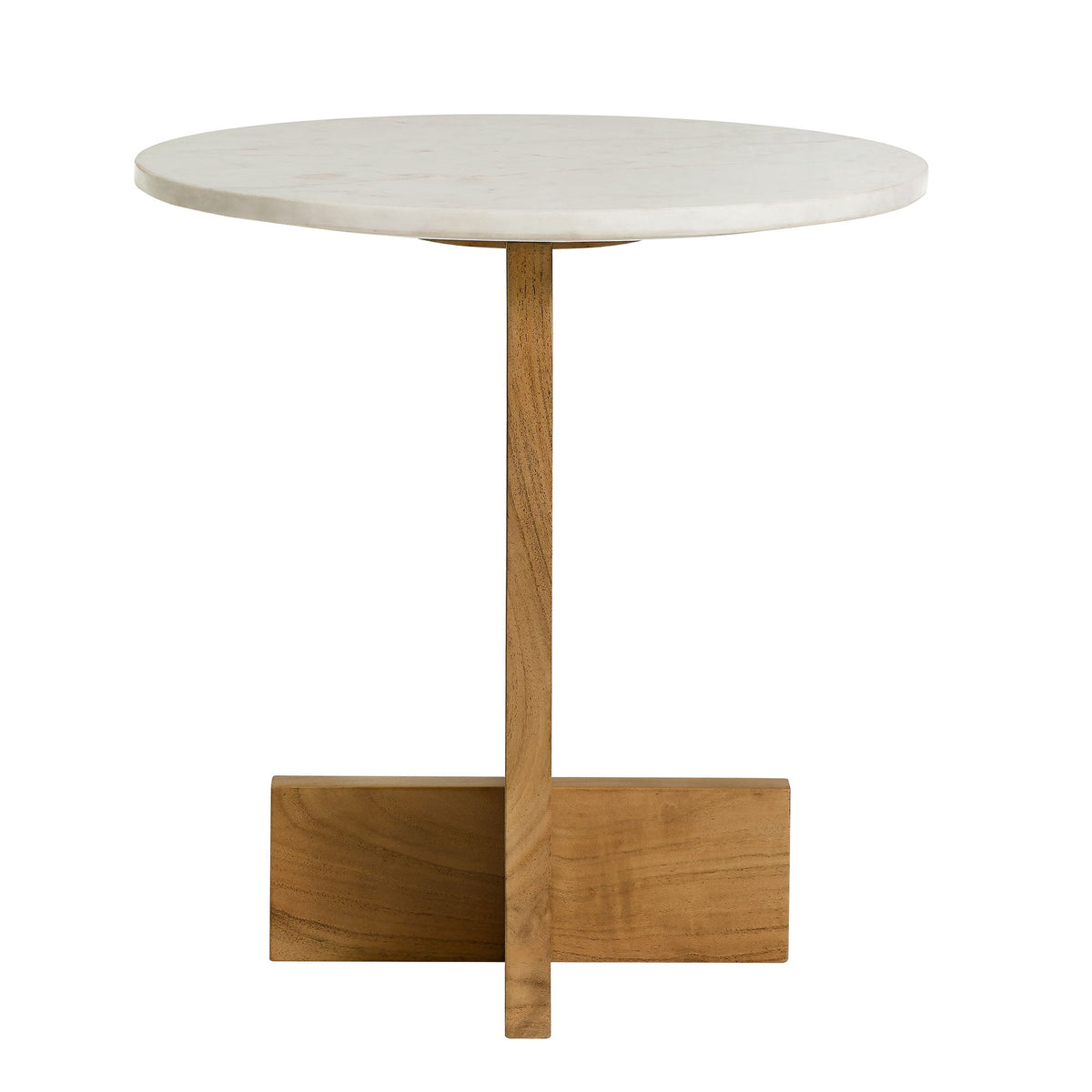 Tarin Acacia Wood and Marble Side Table by Modway, photo 4 of 10