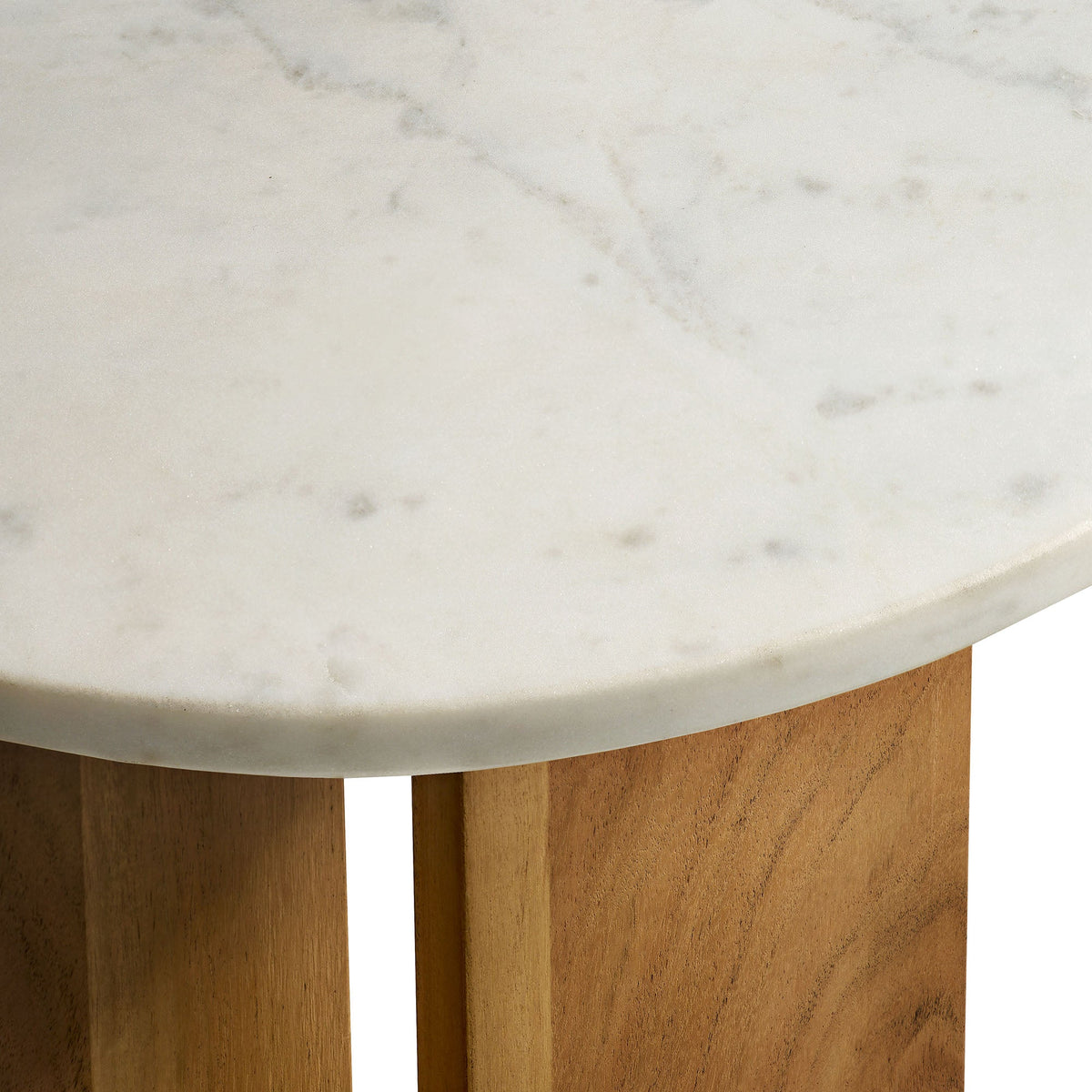 Tarin Acacia Wood and Marble Side Table by Modway, photo 6 of 10