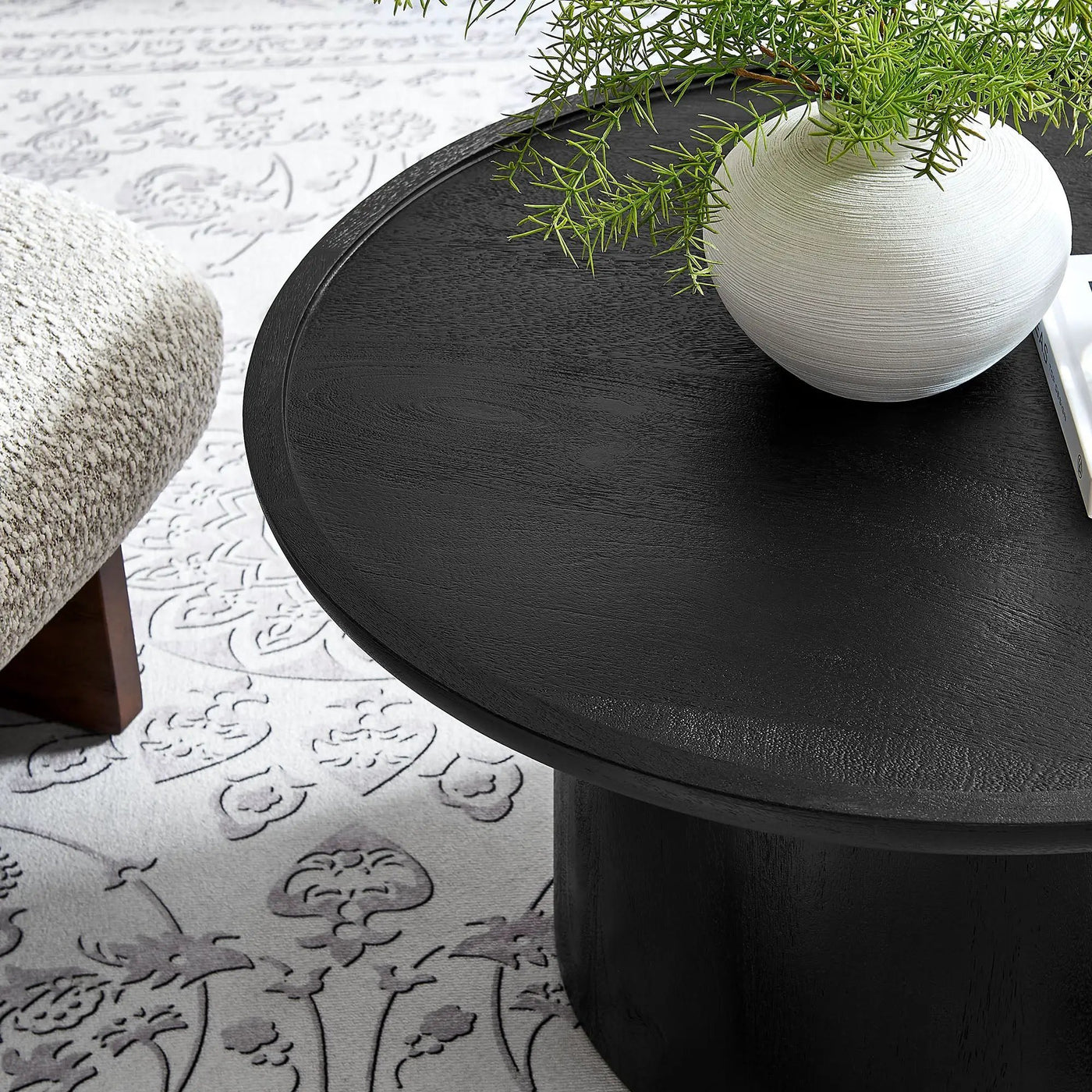 Holloway 30" Round Mango Wood Coffee Table by Modway by HouseOfZazla