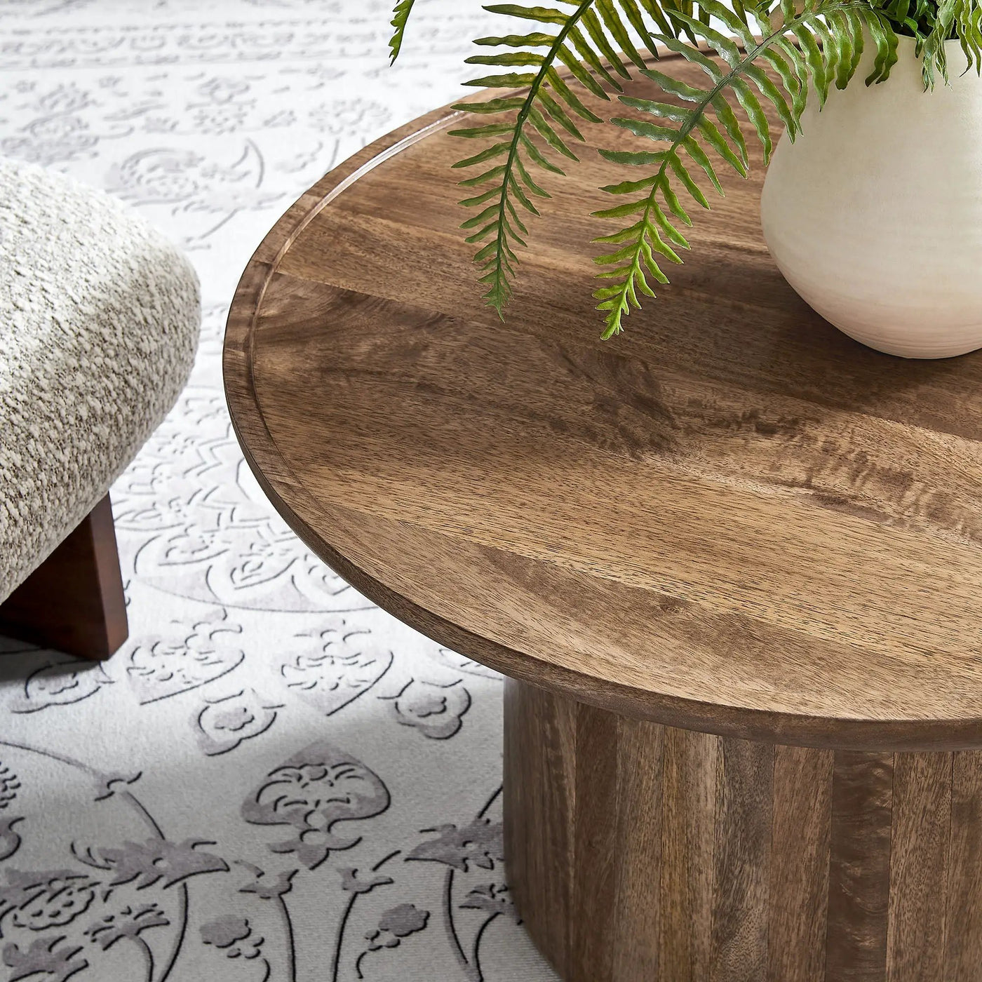 Holloway 30" Round Mango Wood Coffee Table by Modway by HouseOfZazla