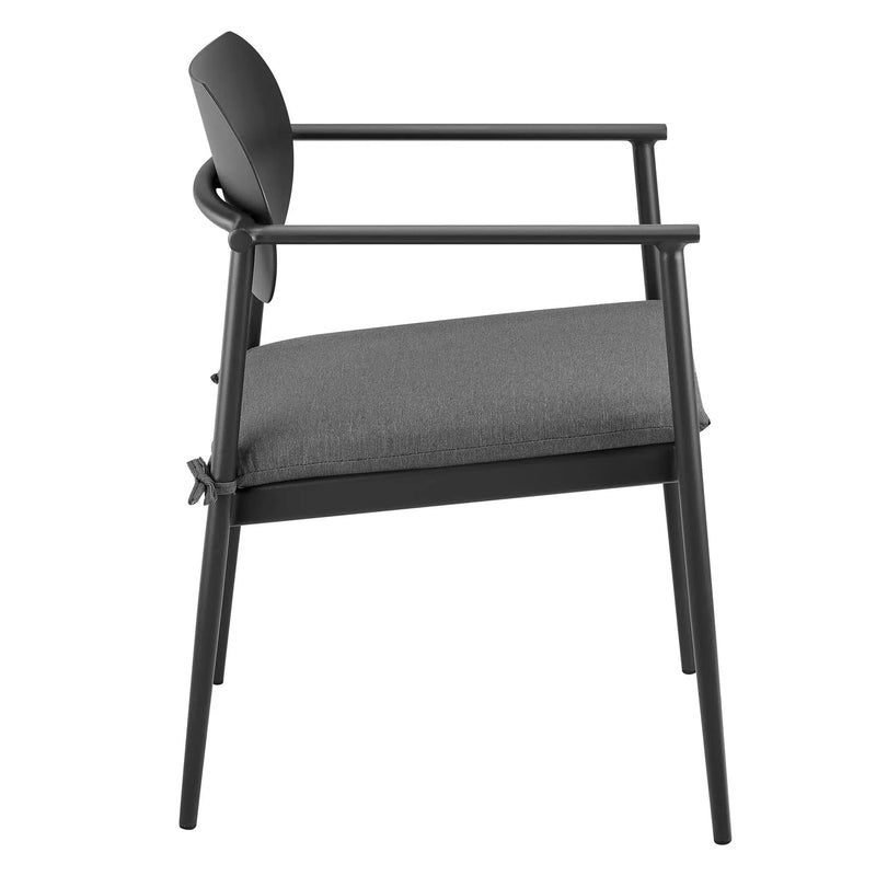 Aeris Stackable Outdoor Patio Aluminum Dining Armchair Set of 2 by Modway by HouseOfZazla