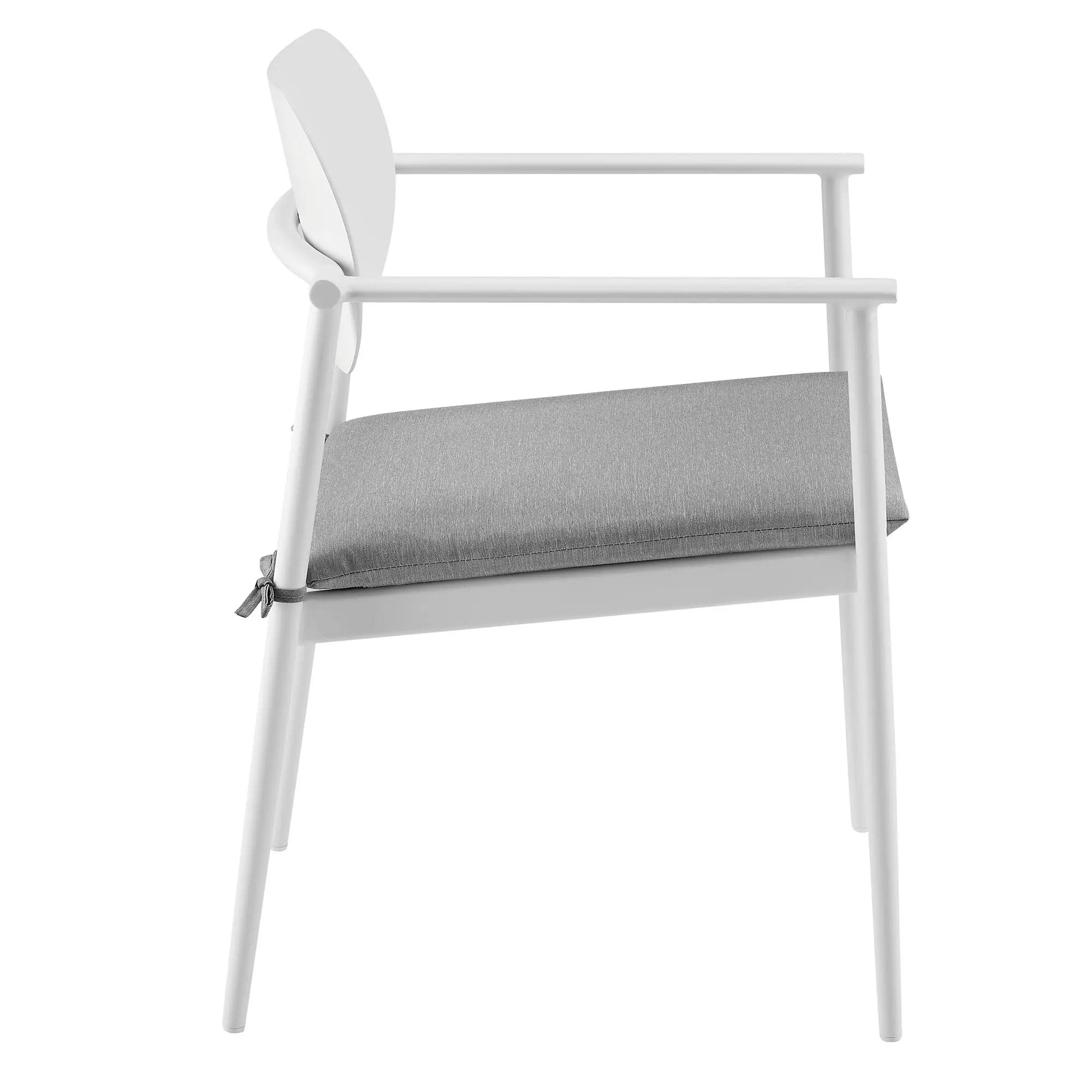Aeris Stackable Outdoor Patio Aluminum Dining Armchair Set of 2 by Modway by HouseOfZazla