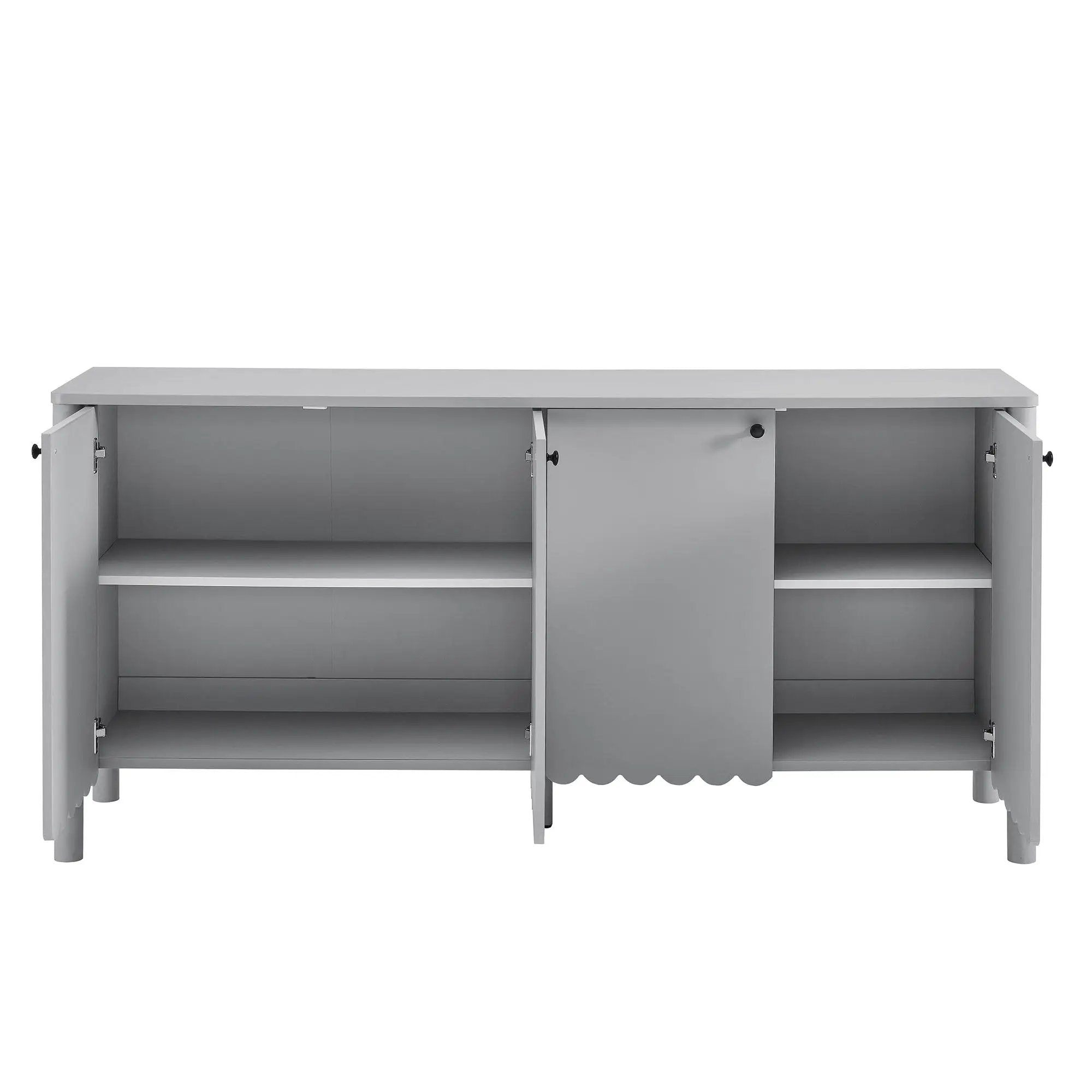 Emmeline 66" 4-Door Scalloped Sideboard Cabinet by Modway by HouseOfZazla