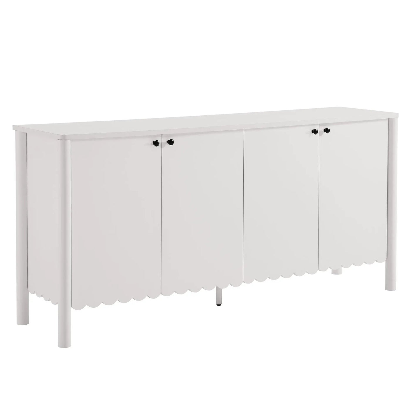 Emmeline 66" 4-Door Scalloped Sideboard Cabinet by Modway by HouseOfZazla