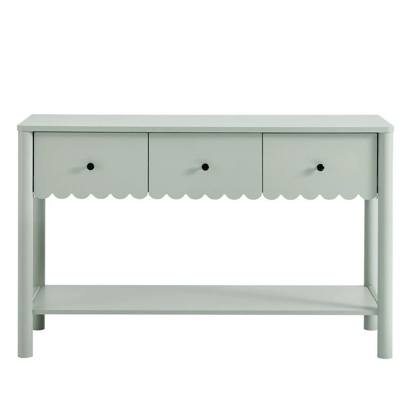 Emmeline 3-Drawer Scalloped Console Table by Modway by HouseOfZazla