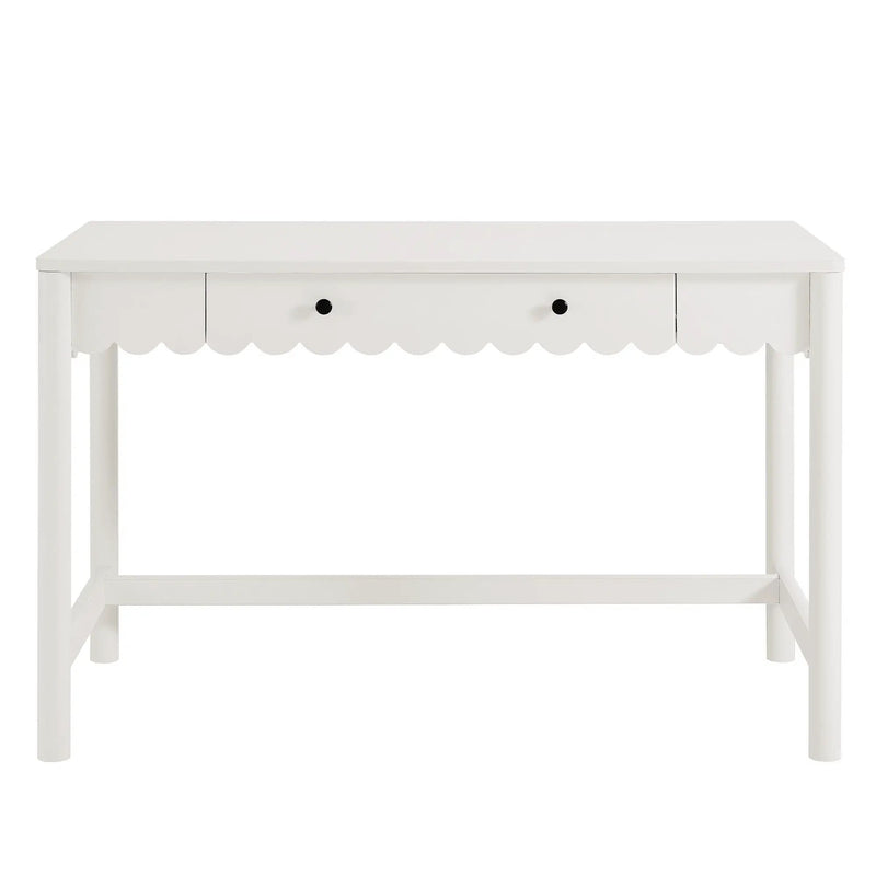 Emmeline 1-Drawer Scallop Writing Desk by Modway by HouseOfZazla