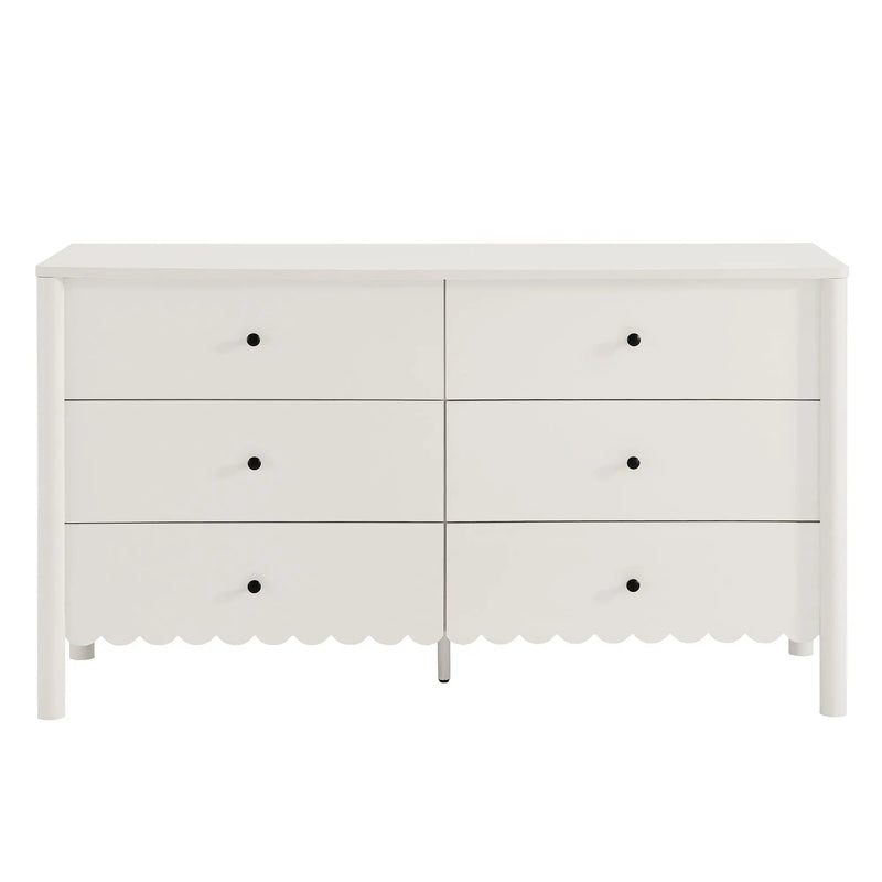 Emmeline Scalloped 6-Drawer Dresser by Modway by HouseOfZazla