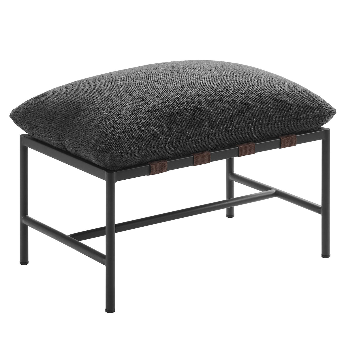 Raya Outdoor Patio Boucle Lounge Chair and Ottoman by Modway, photo 6 of 18