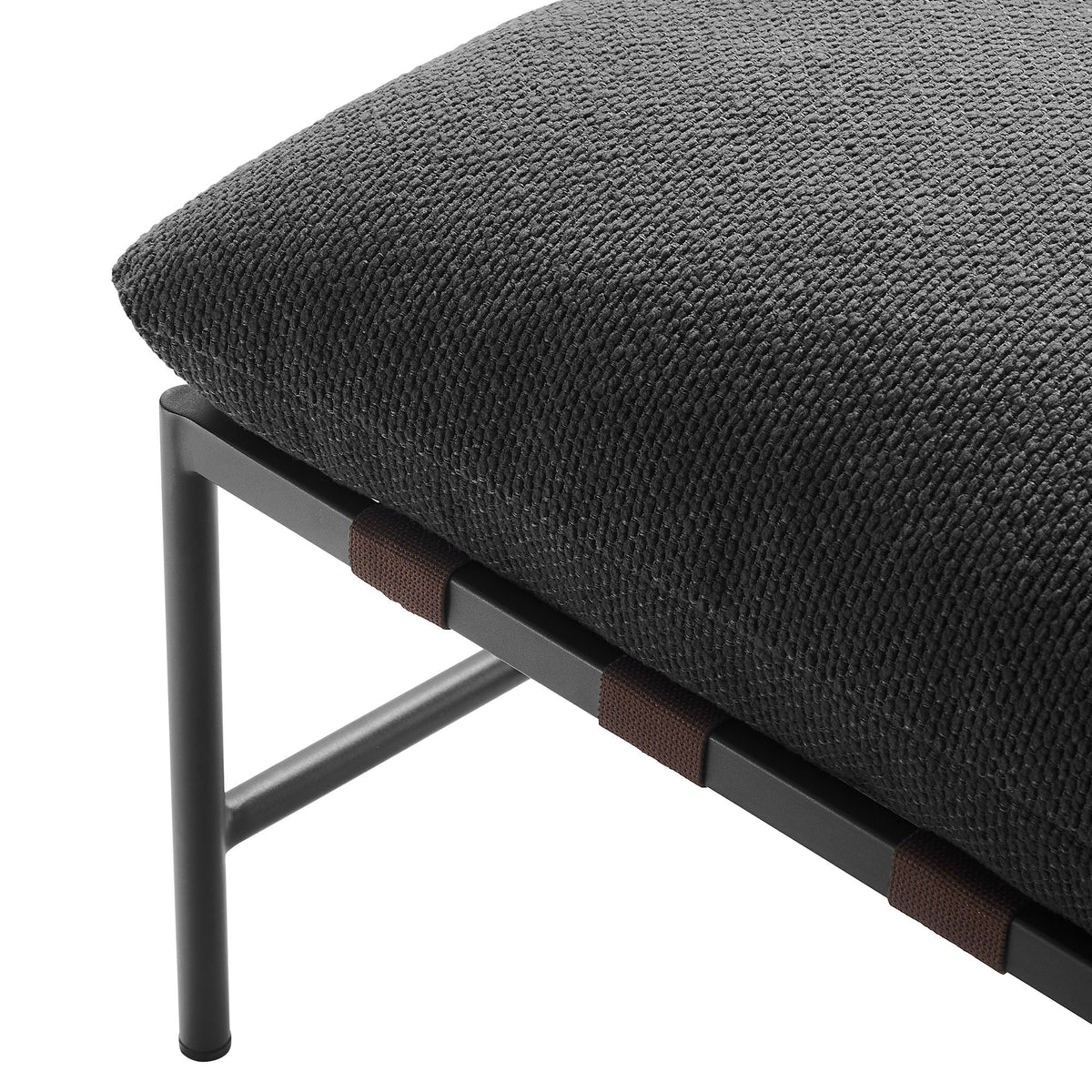 Raya Outdoor Patio Boucle Lounge Chair and Ottoman by Modway, photo 8 of 18