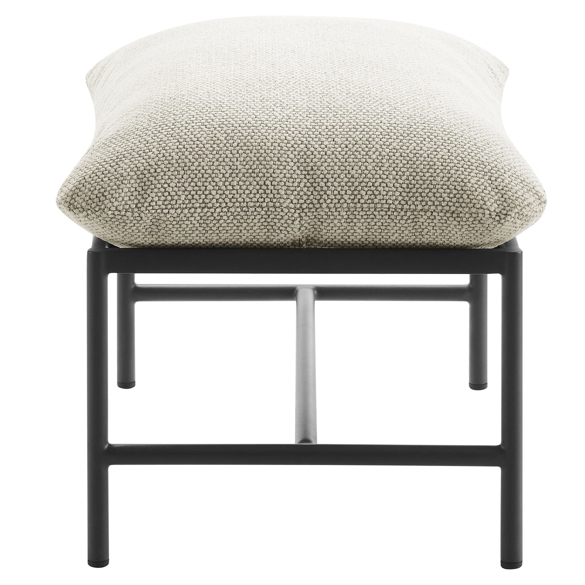 Raya Outdoor Patio Boucle Ottoman by Modway, photo 12 of 16