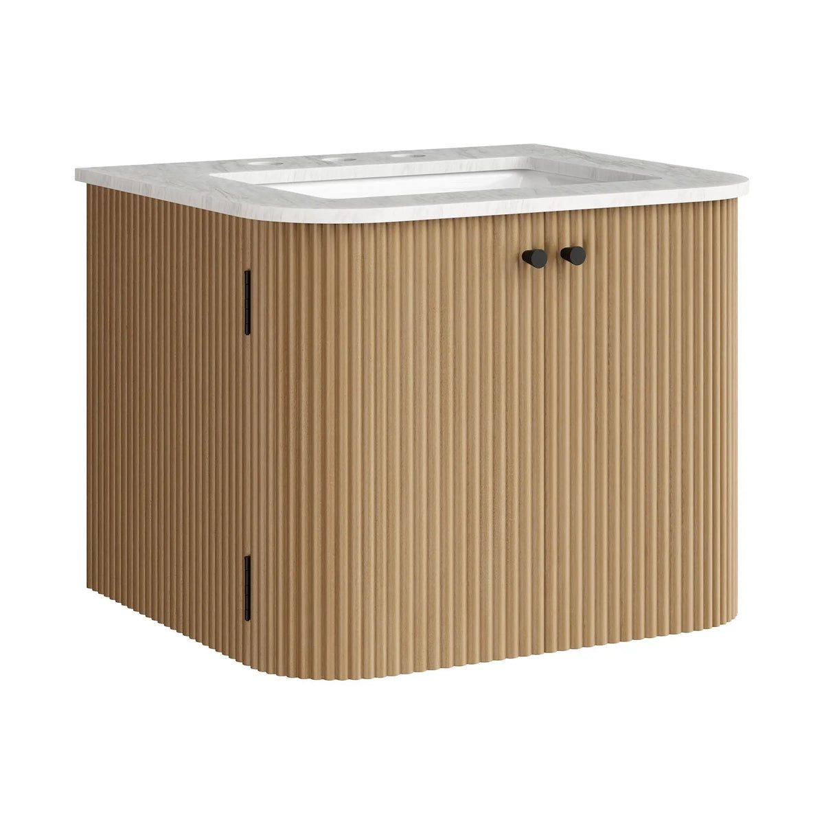 Zia 24" Wall-Mount Bathroom Vanity with Marble Sink by Modway by HouseOfZazla