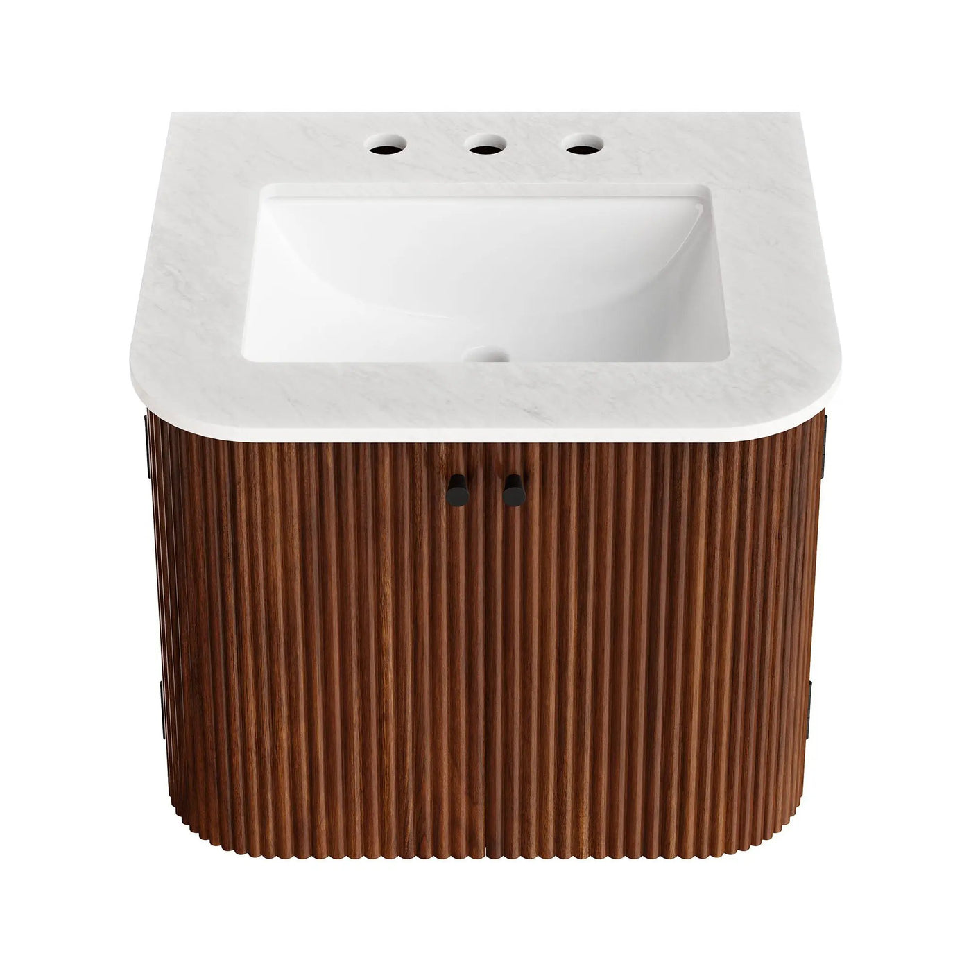 Zia 24" Wall-Mount Bathroom Vanity with Marble Sink by Modway by HouseOfZazla