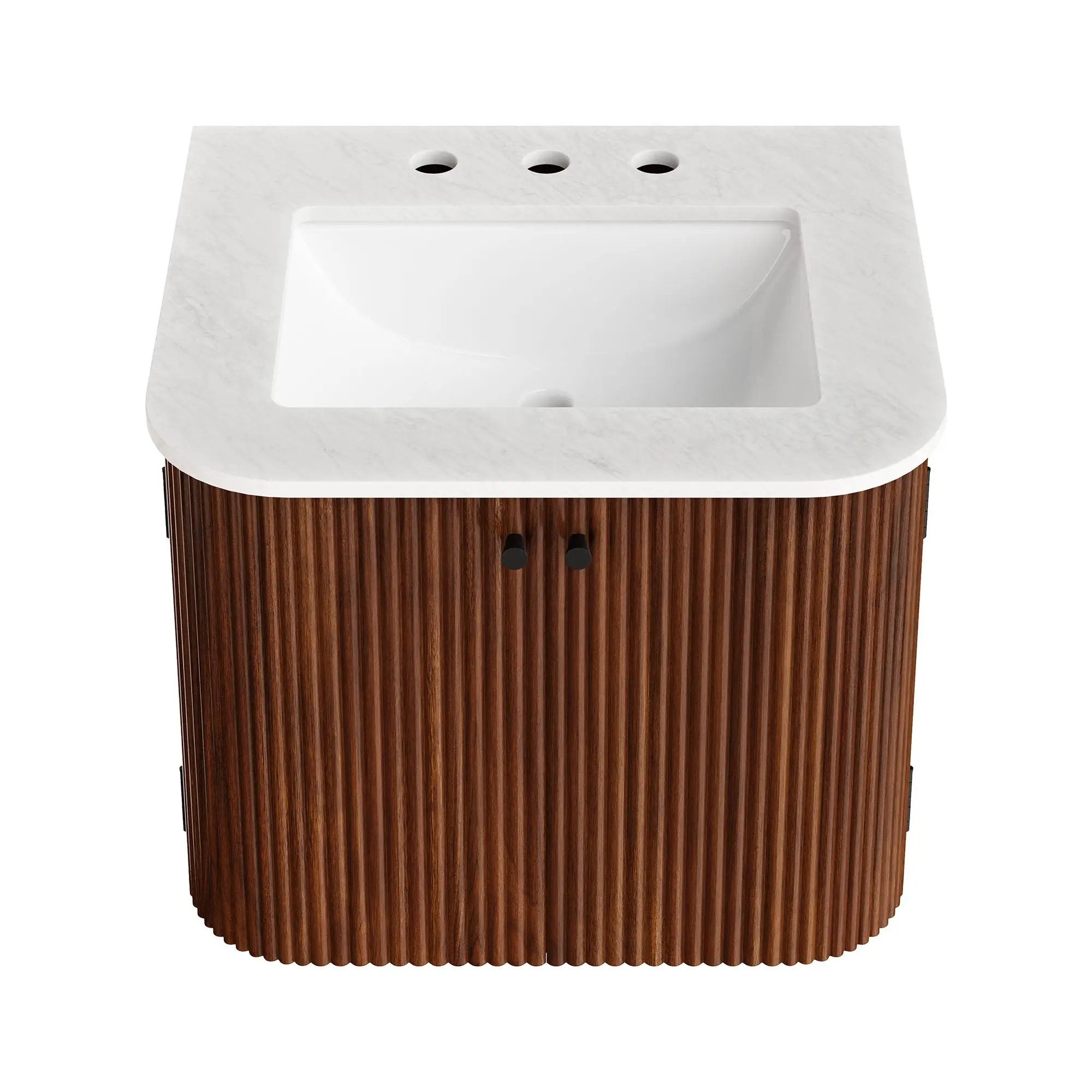Zia 24" Wall-Mount Bathroom Vanity with Marble Sink by Modway by HouseOfZazla