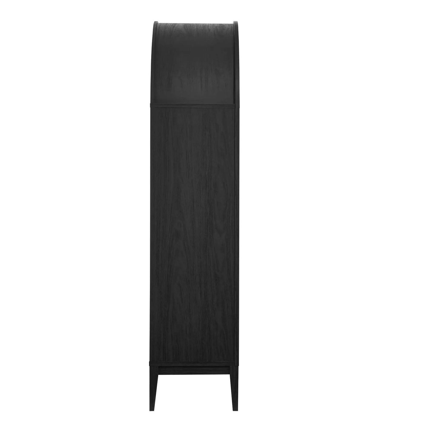 Nolan 1-Piece Wood Storage Cabinet with Arched Glass Doors by HouseOfZazla