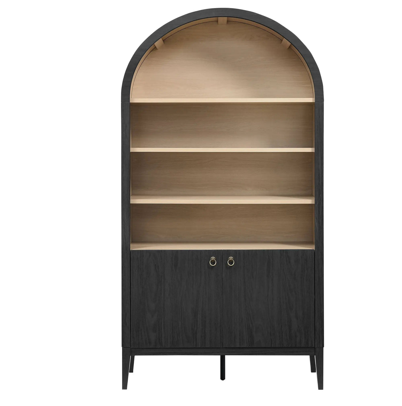 Nolan 74" Tall Wide Arched Storage Display Cabinet Bookshelf by Modway by HouseOfZazla