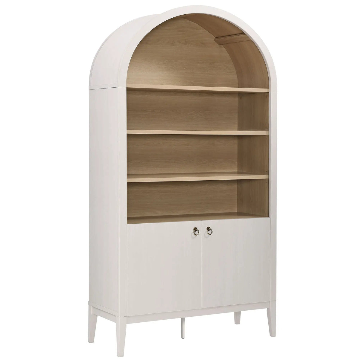 Nolan 74" Tall Wide Arched Storage Display Cabinet Bookshelf by Modway by HouseOfZazla