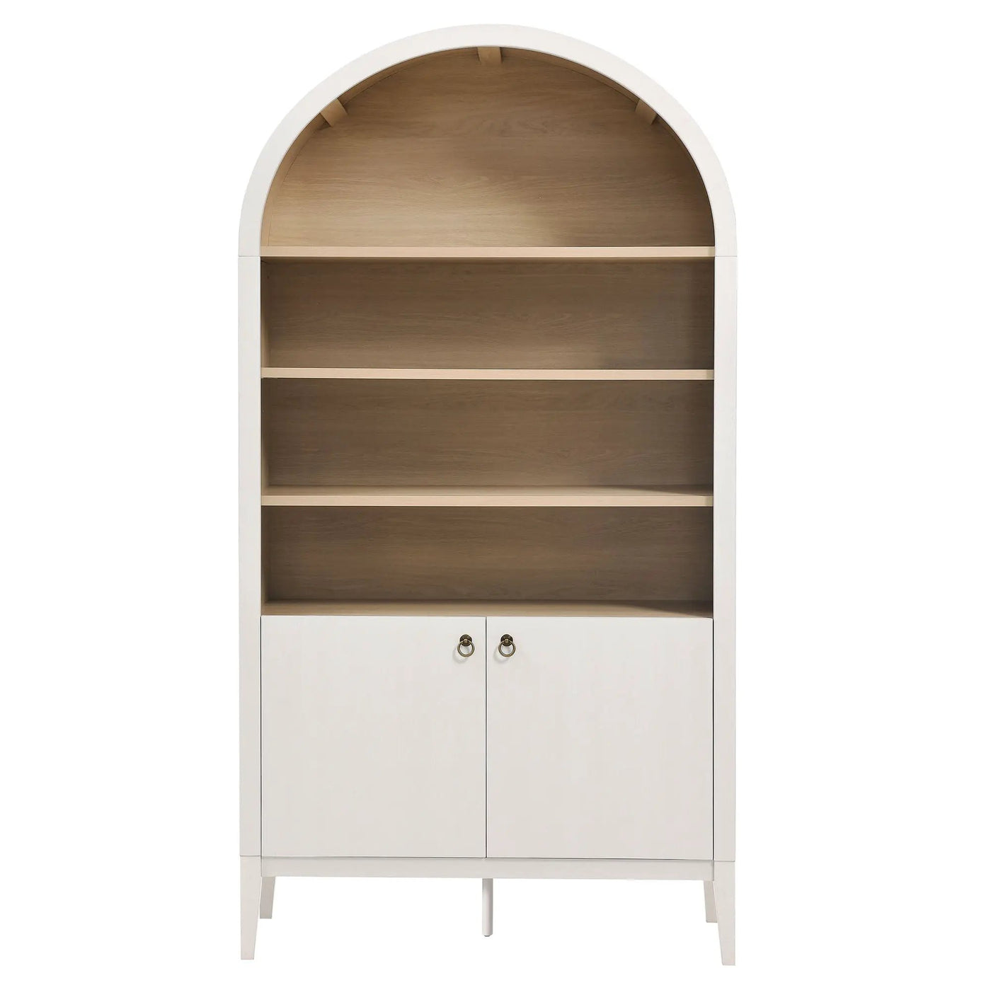 Nolan 74" Tall Wide Arched Storage Display Cabinet Bookshelf by Modway by HouseOfZazla