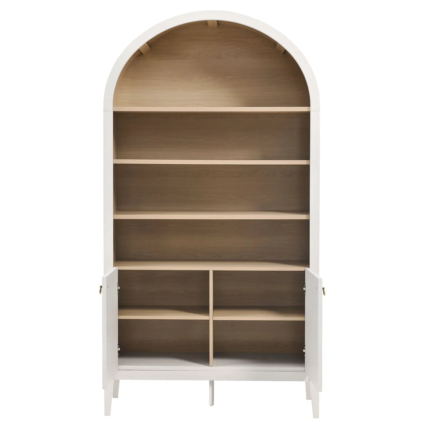 Nolan 74" Tall Wide Arched Storage Display Cabinet Bookshelf by Modway by HouseOfZazla