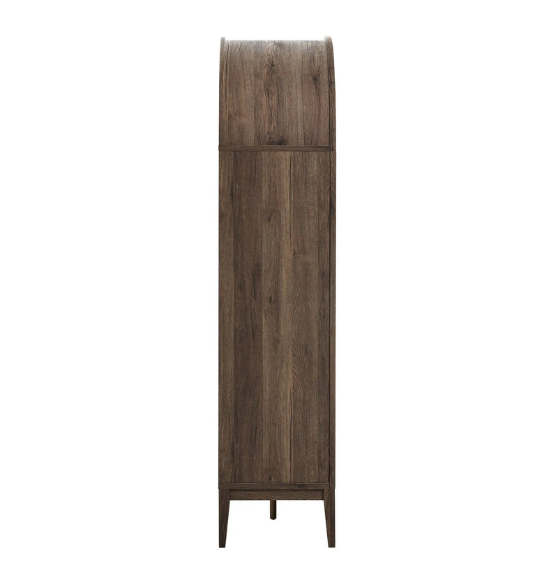 Nolan 74" Tall Wide Arched Storage Display Cabinet Bookshelf by Modway by HouseOfZazla