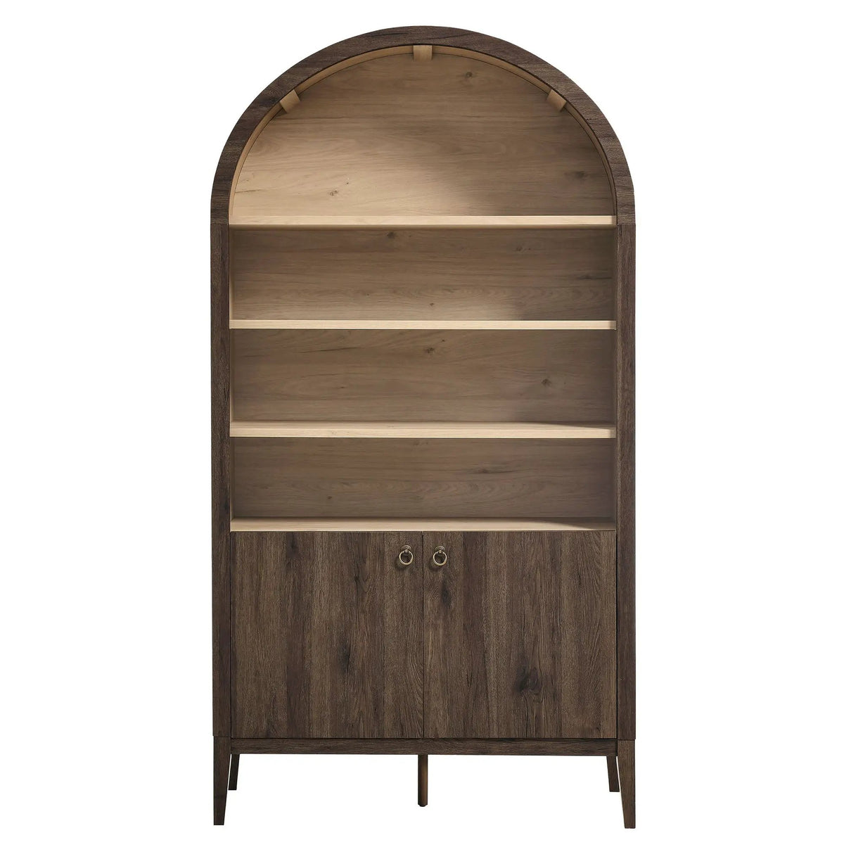 Nolan 74" Tall Wide Arched Storage Display Cabinet Bookshelf by Modway by HouseOfZazla