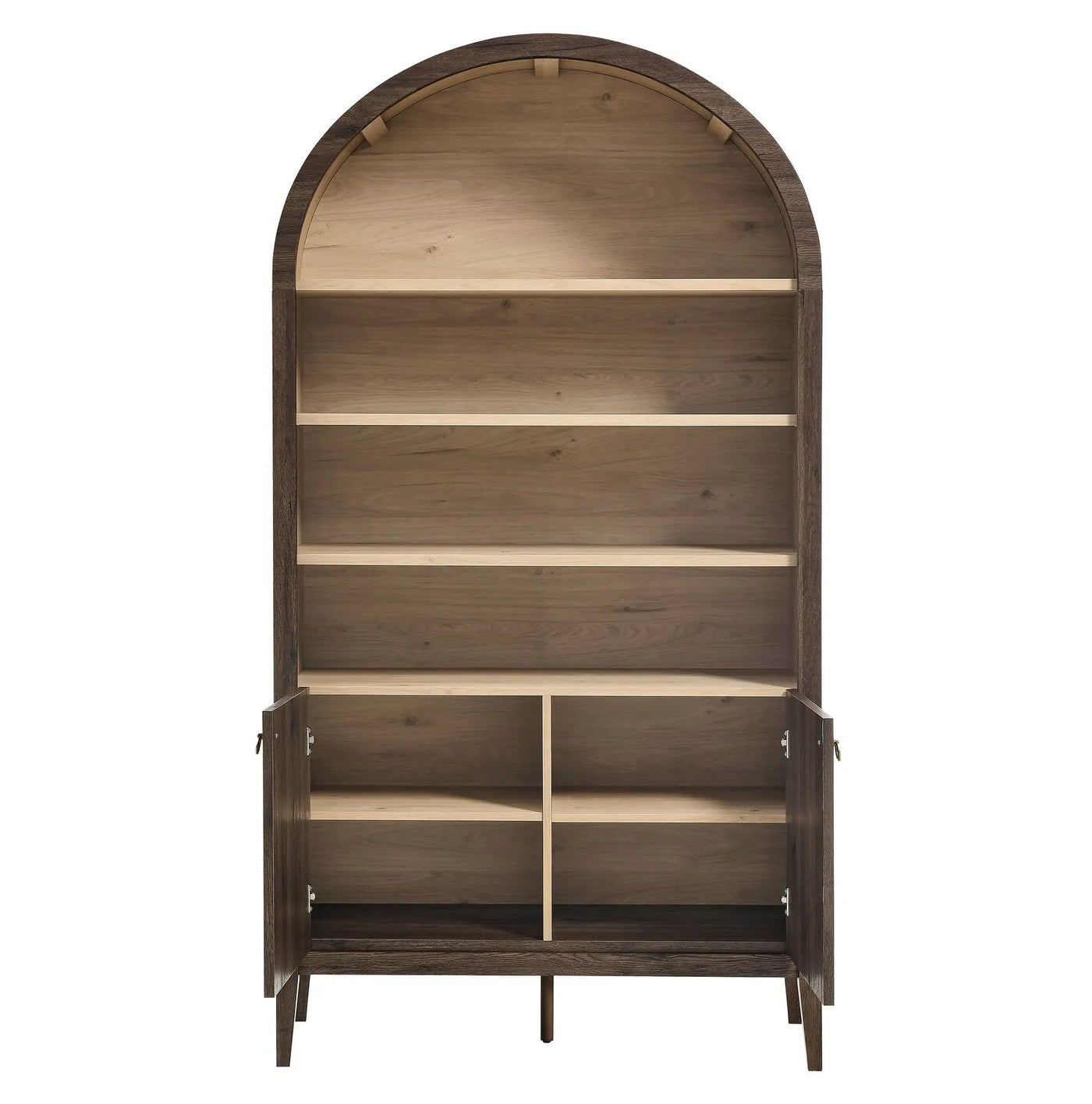 Nolan 74" Tall Wide Arched Storage Display Cabinet Bookshelf by Modway by HouseOfZazla