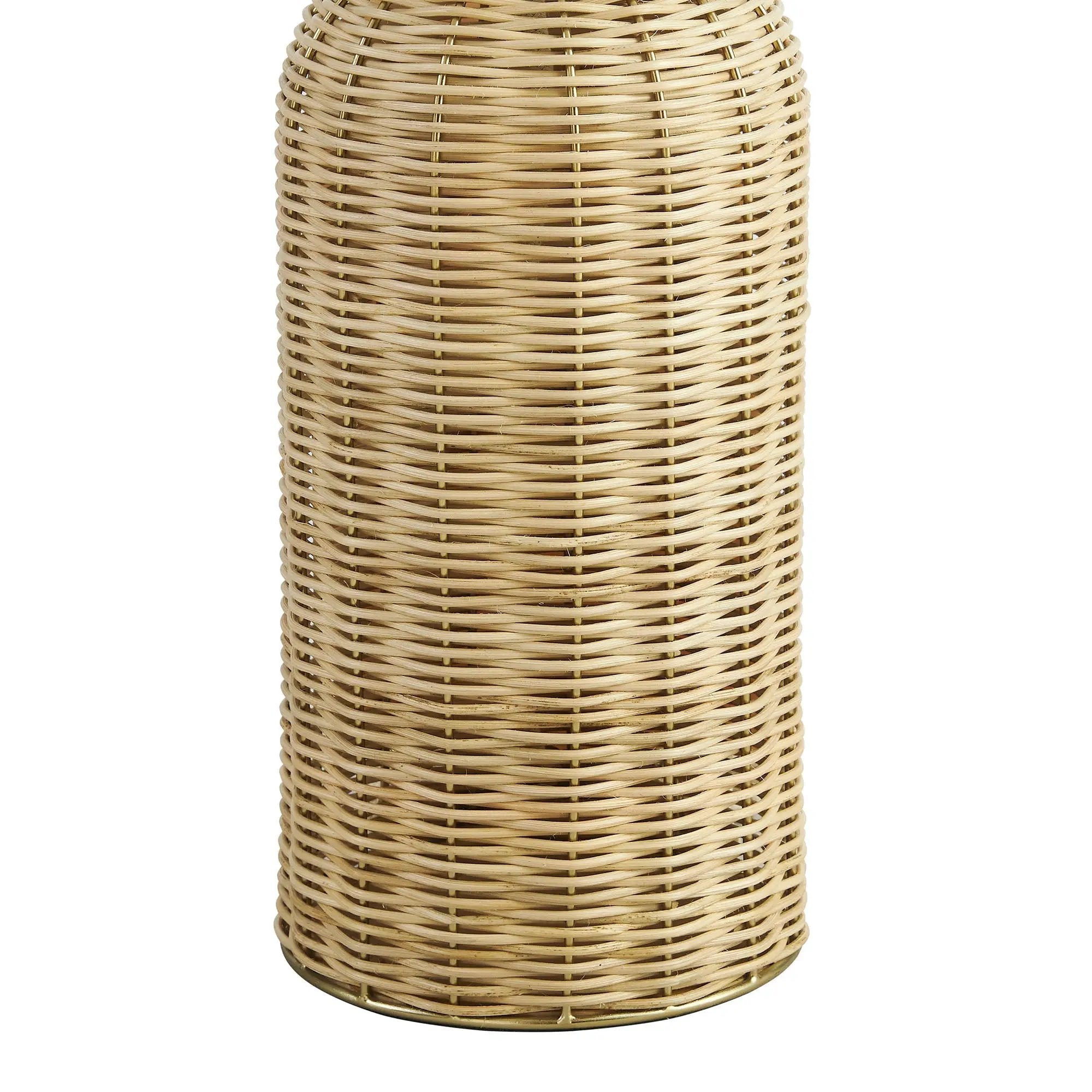 Santo Rattan Table Lamp with Dome Shade by Modway by HouseOfZazla