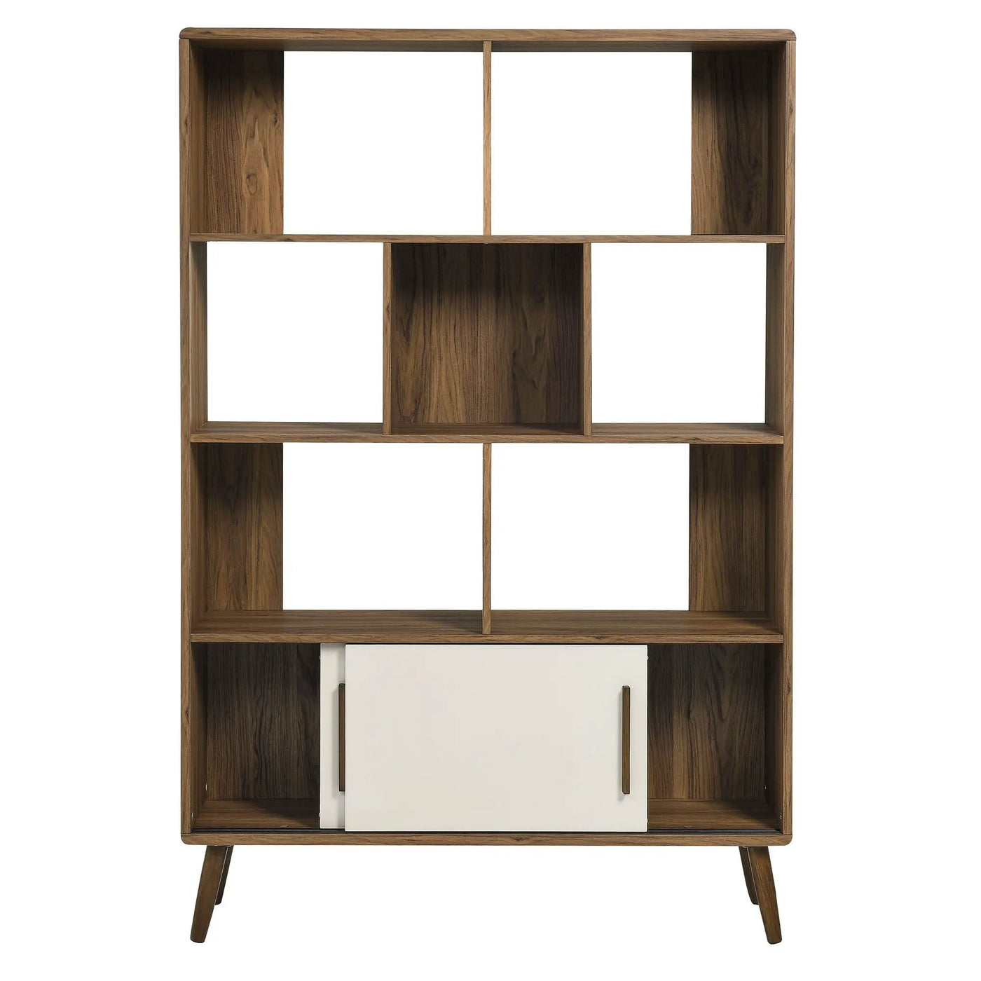 Transmit 45" Four-Tier Bookcase with Sliding Doors by HouseOfZazla