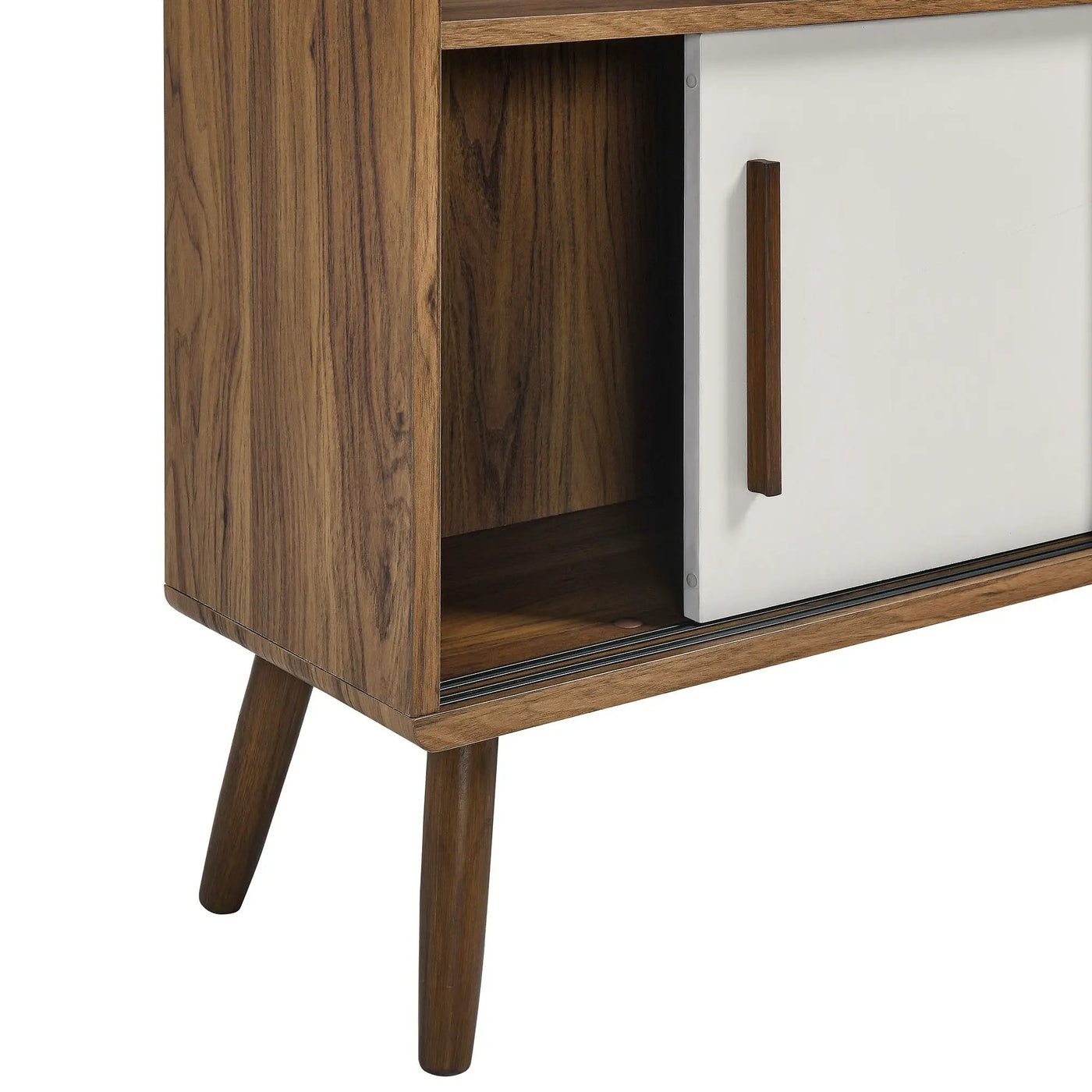 Transmit 45" Four-Tier Bookcase with Sliding Doors by HouseOfZazla