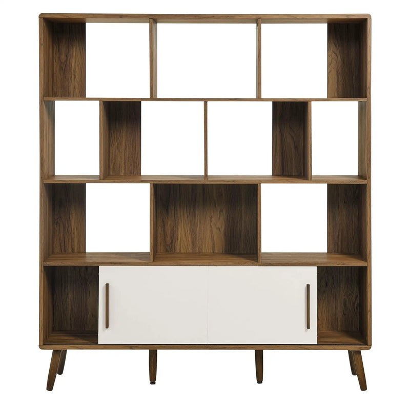 Transmit 59" Bookcase with Sliding Doors by Modway by HouseOfZazla