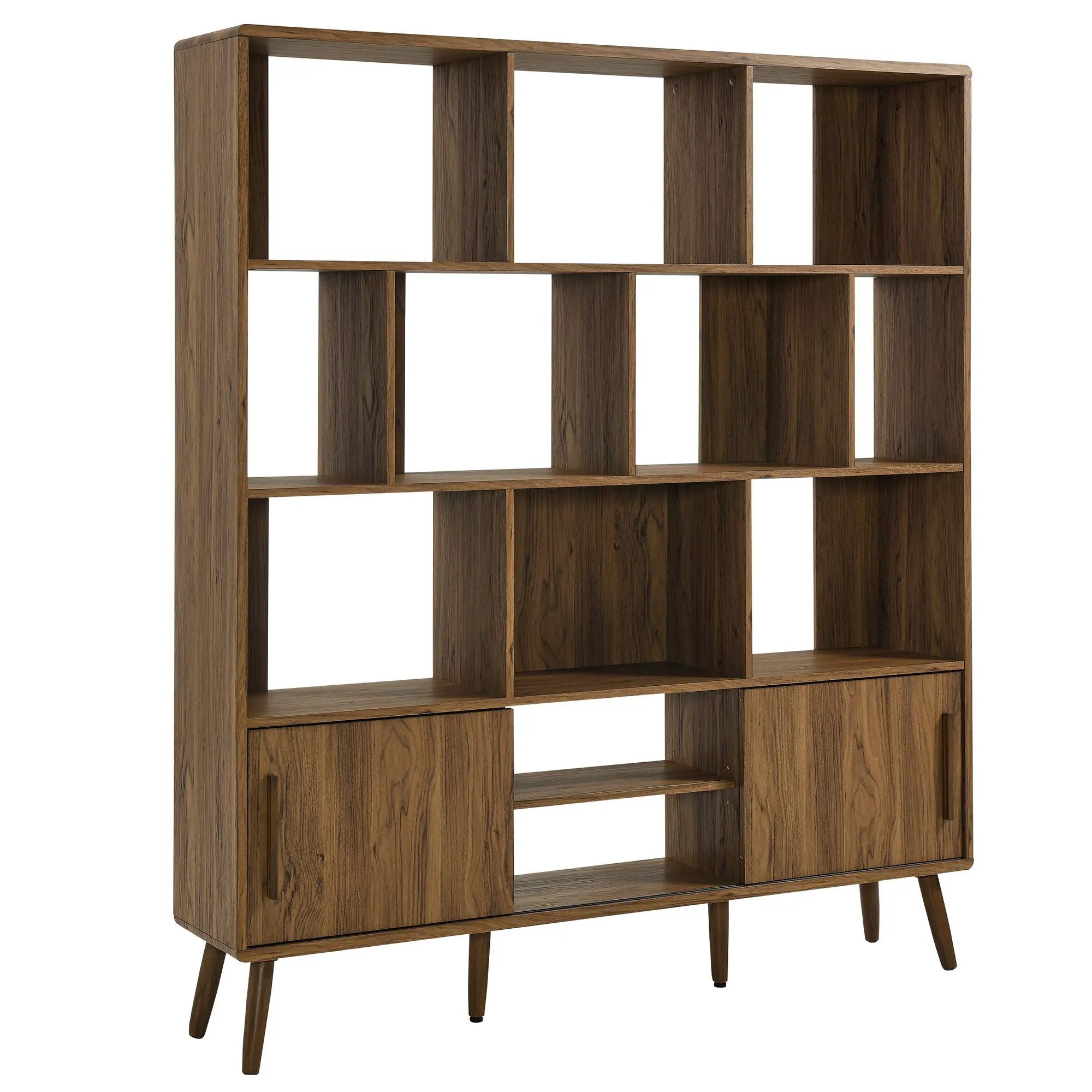 Transmit 59" Bookcase with Sliding Doors by Modway by HouseOfZazla