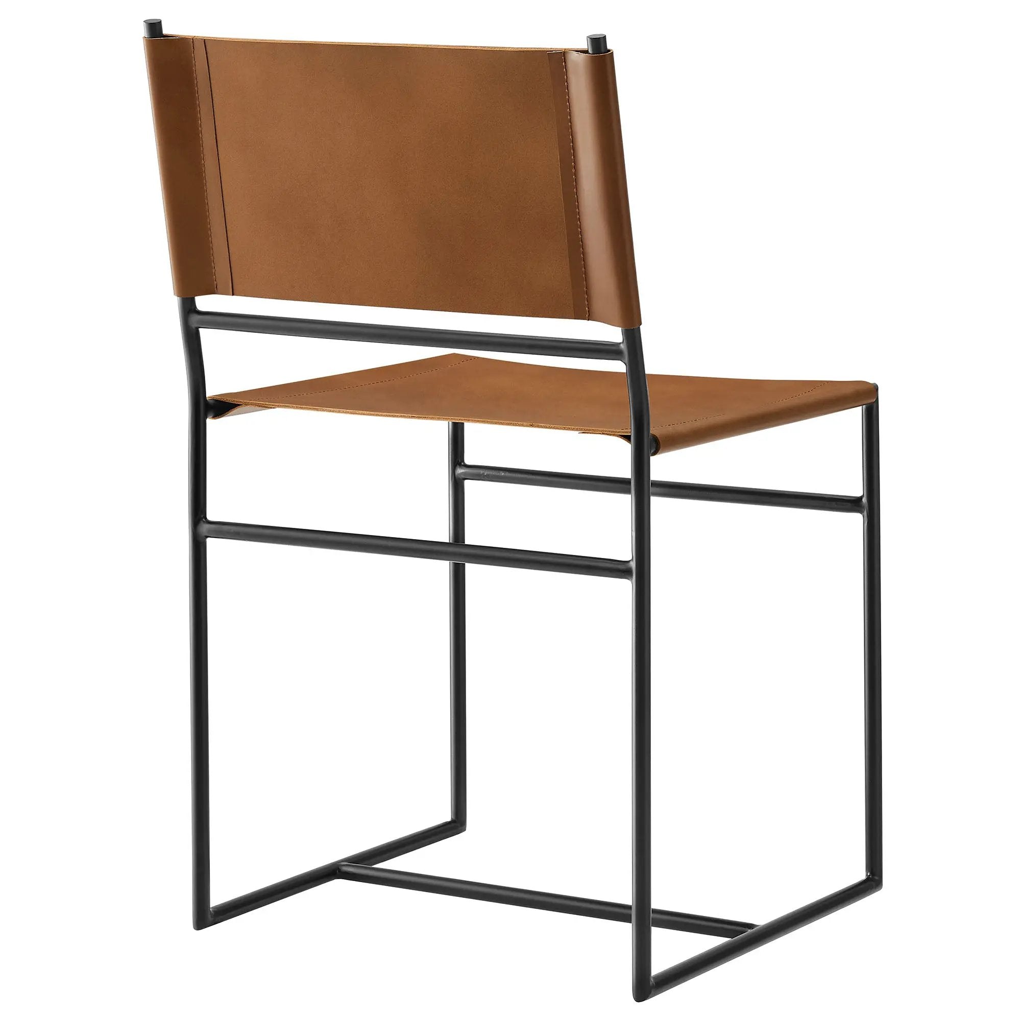 Thatcher Leather and Metal Dining Chair by Modway by HouseOfZazla