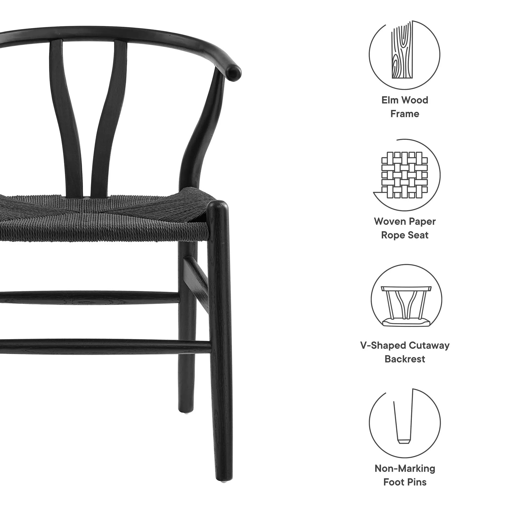 Amish 29" Wood Dining Chair by Modway by HouseOfZazla
