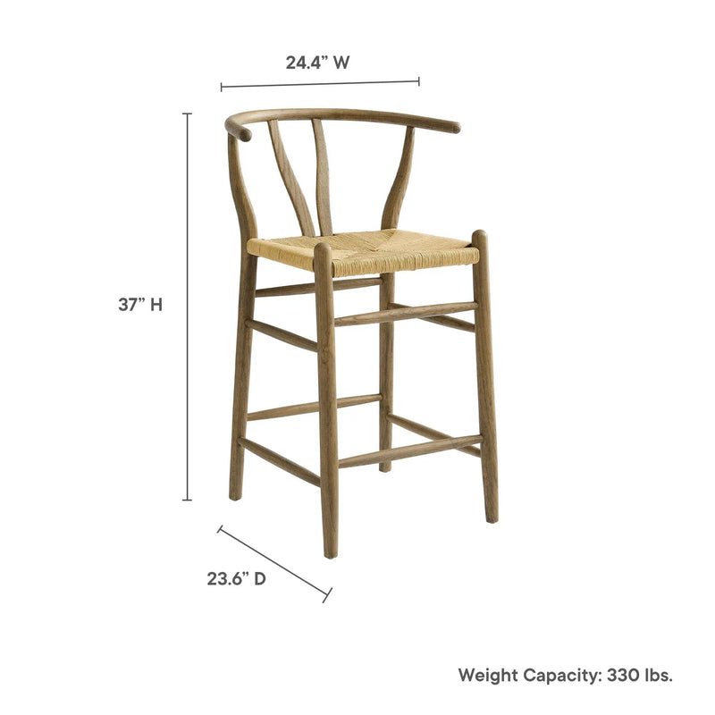 Amish Wood Counter Stool by Modway by HouseOfZazla