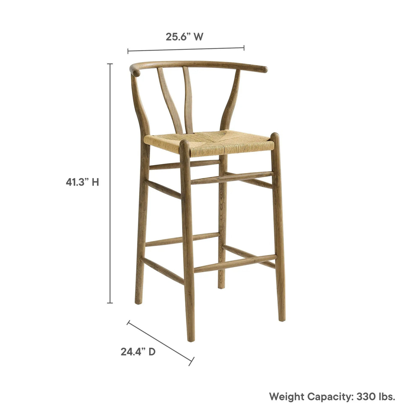 Amish Wood Bar Stool by Modway by HouseOfZazla