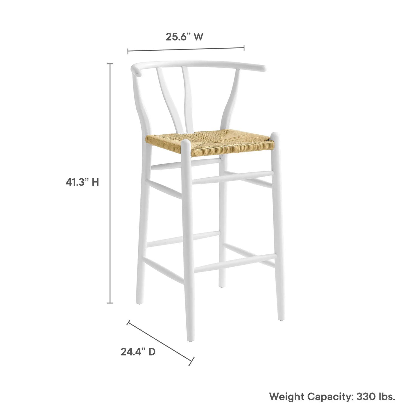 Amish Wood Bar Stool by Modway by HouseOfZazla