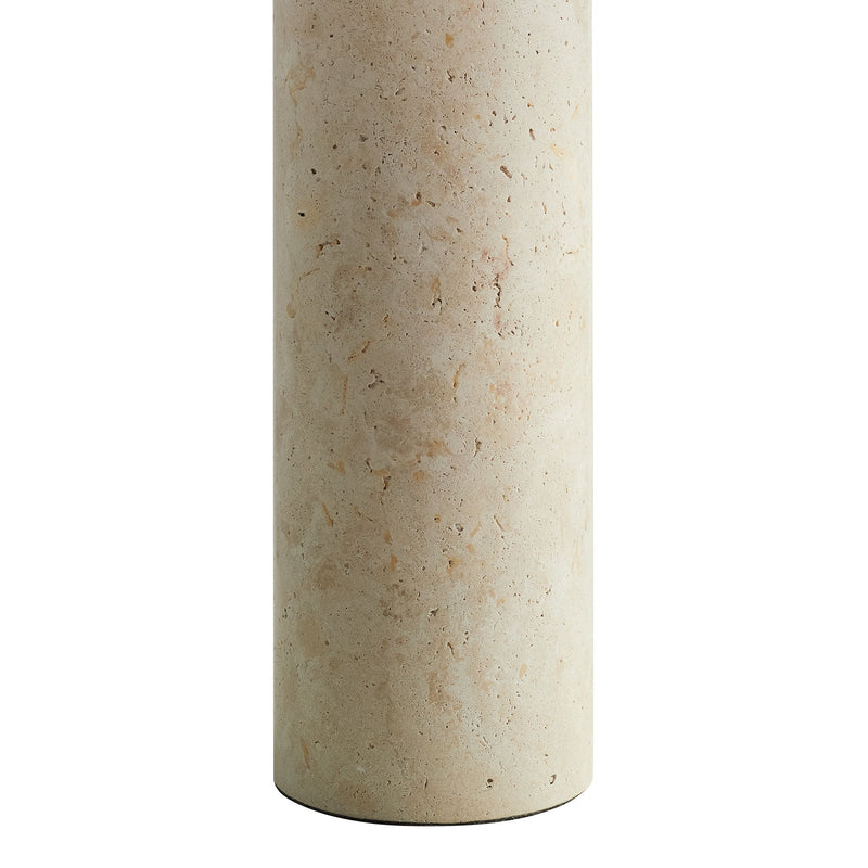 Zenith Travertine Table Lamp With Fabric Drum Shade by Modway, photo 6 of 12
