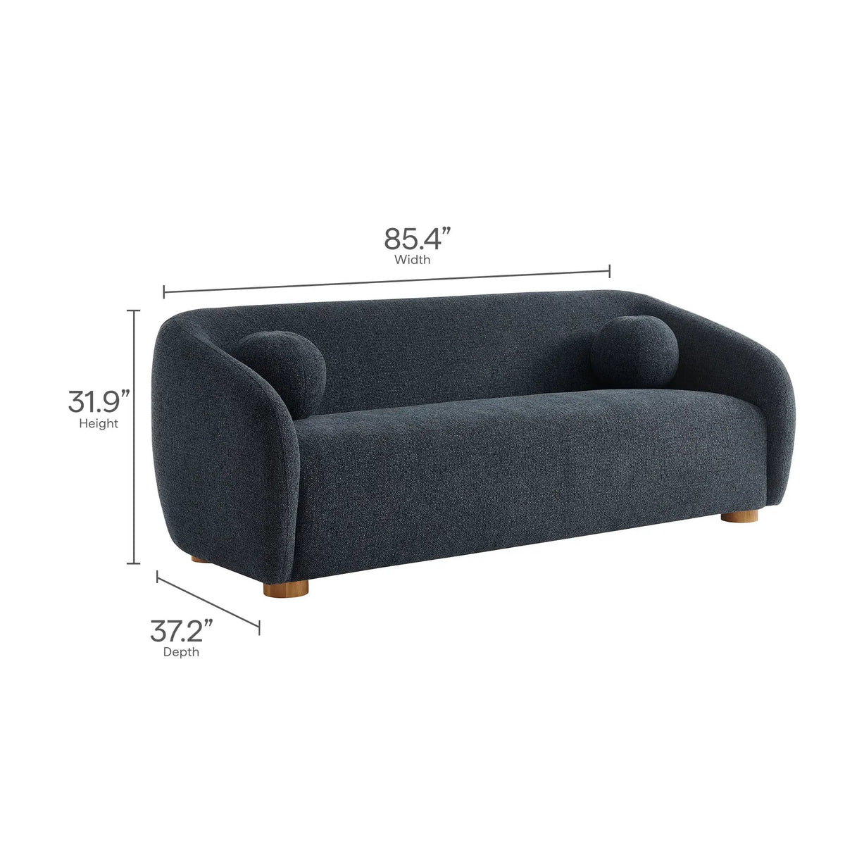Holland 85" Chenille Fabric Sofa by Modway by HouseOfZazla