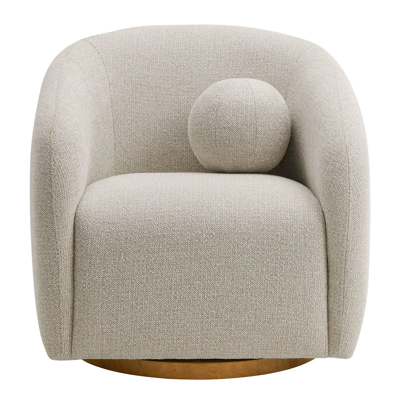 Holland Swivel Chenille Fabric Armchair by Modway by HouseOfZazla