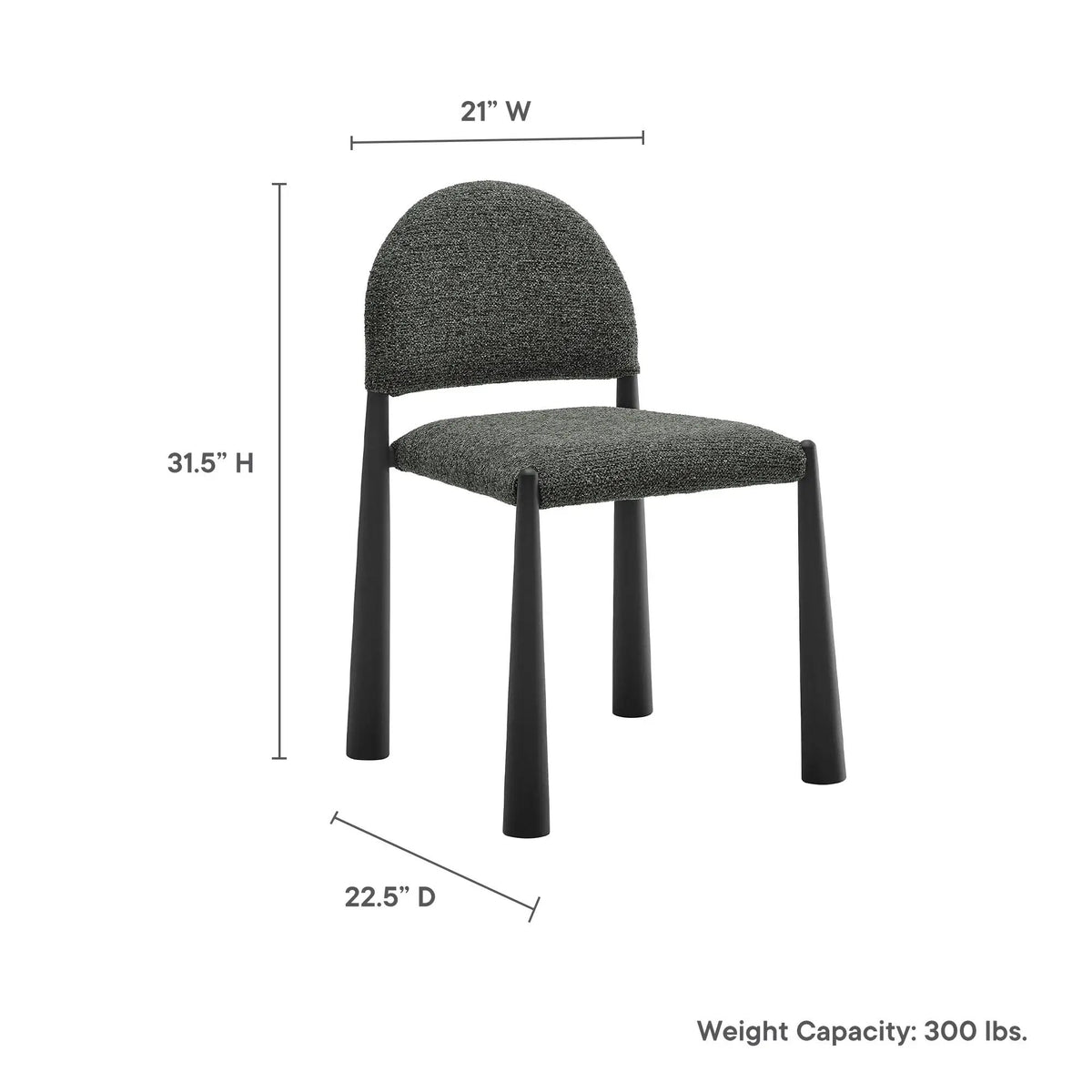 Hayley Upholstered Fabric Dining Side Chair by Modway by HouseOfZazla