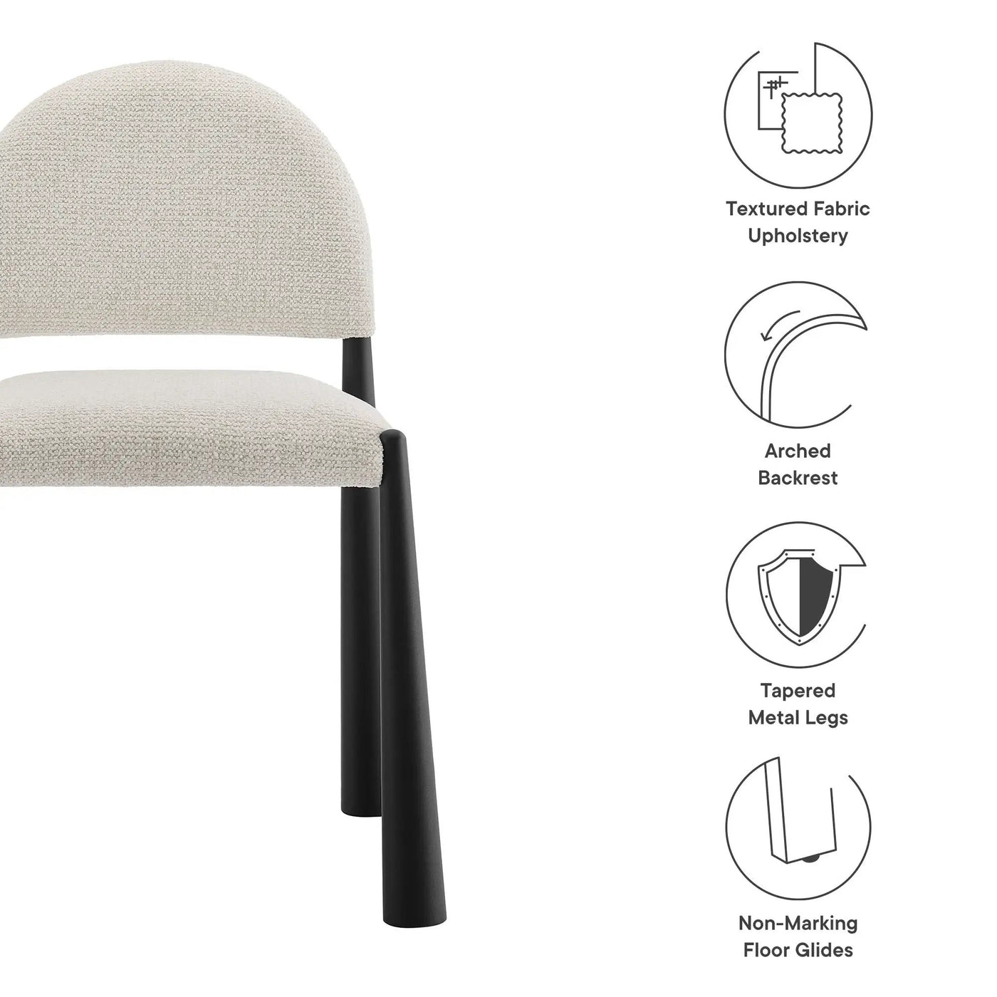 Hayley Upholstered Fabric Dining Side Chair by Modway by HouseOfZazla