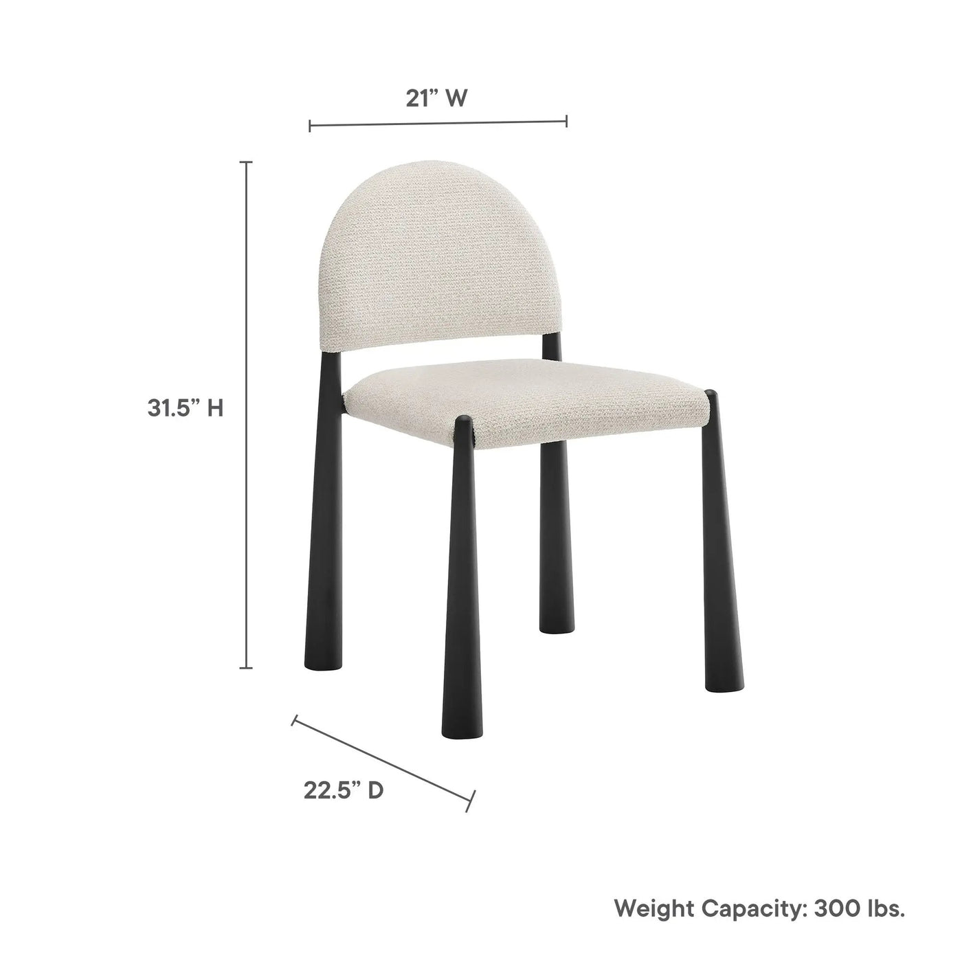 Hayley Upholstered Fabric Dining Side Chair by Modway by HouseOfZazla