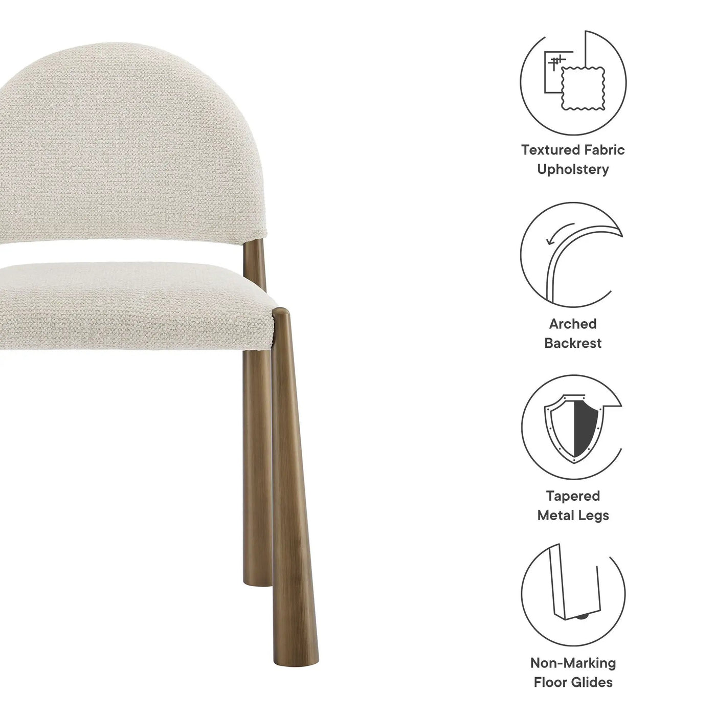 Hayley Upholstered Fabric Dining Side Chair by Modway by HouseOfZazla
