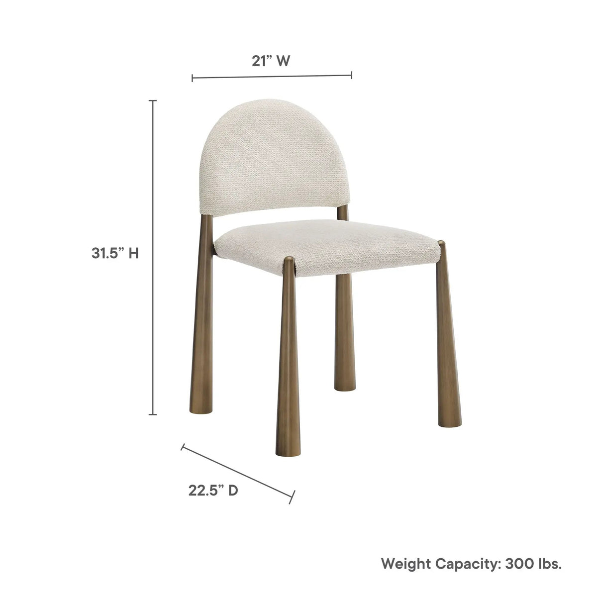 Hayley Upholstered Fabric Dining Side Chair by Modway by HouseOfZazla